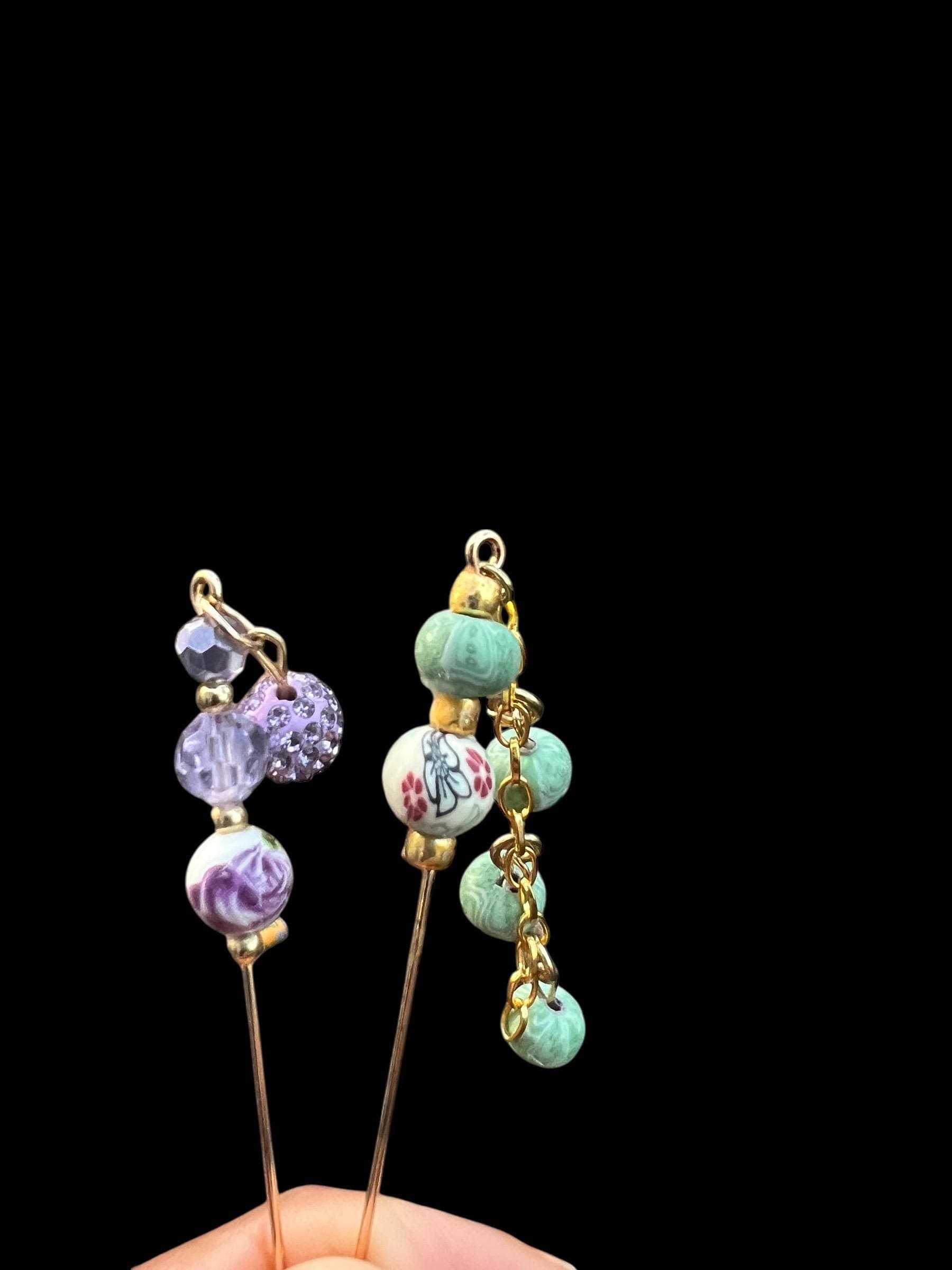 Scarf Pins-Women's Hijab Pin-Muslim Women Pin- Muslim Women Accessories-Islamic Gift for Her-Handmade Pins
