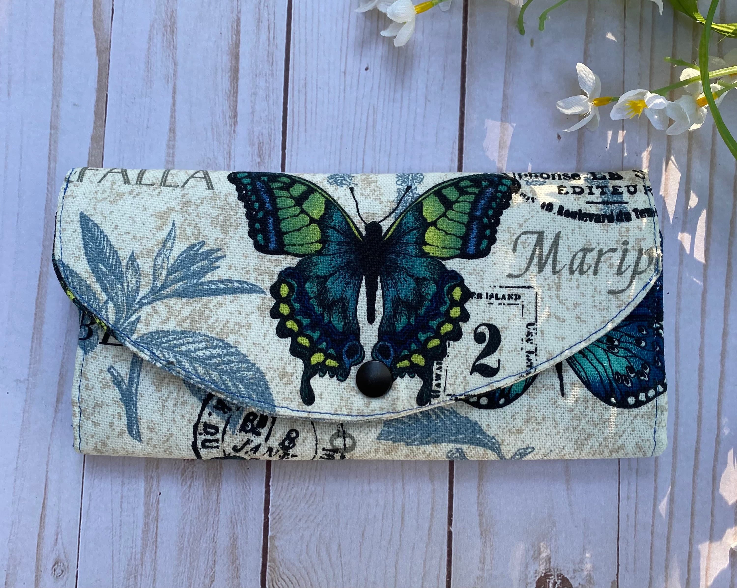 Women's Wallet-Women's Fabric Wallet-Handmade Women's Fabric Wallet-Handmade Wallet-Gift for Her