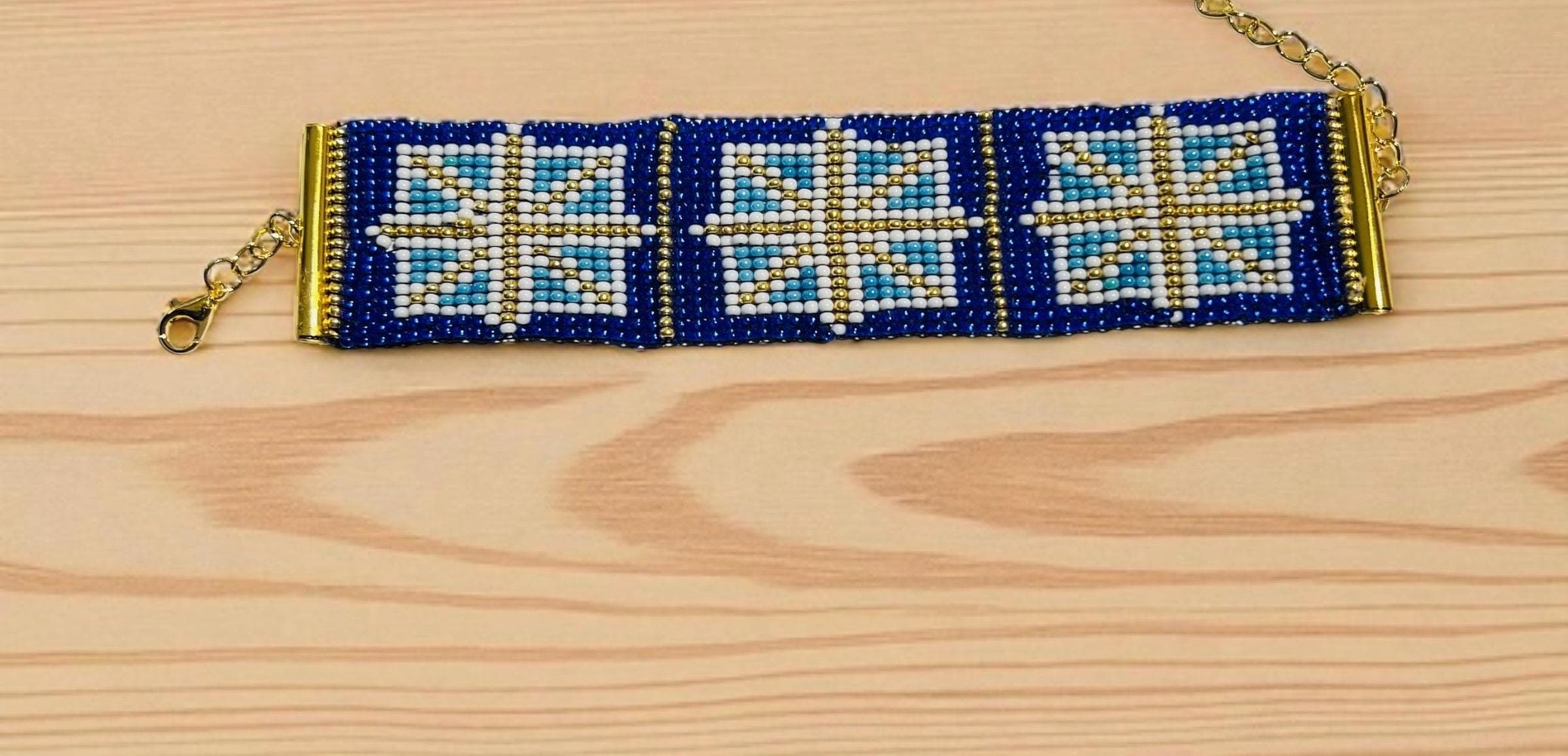 Women's Seed Bead Bracelet-Handwoven Beaded Bracelet-Women's Loom Bracelet-Islamic Seed Bead Bracelets-Gift For Her