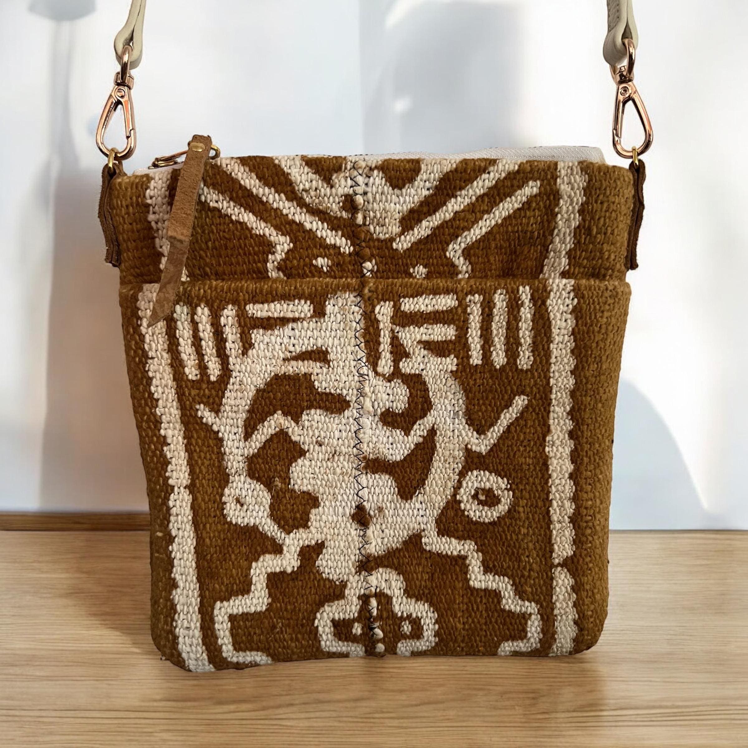 Mudcloth Crossbody Mini- Bag-Boho Chic Mini Bag-Stylish Gift for Her-Handmade Mudcloth Crossbody Bag-African print Small Purse-