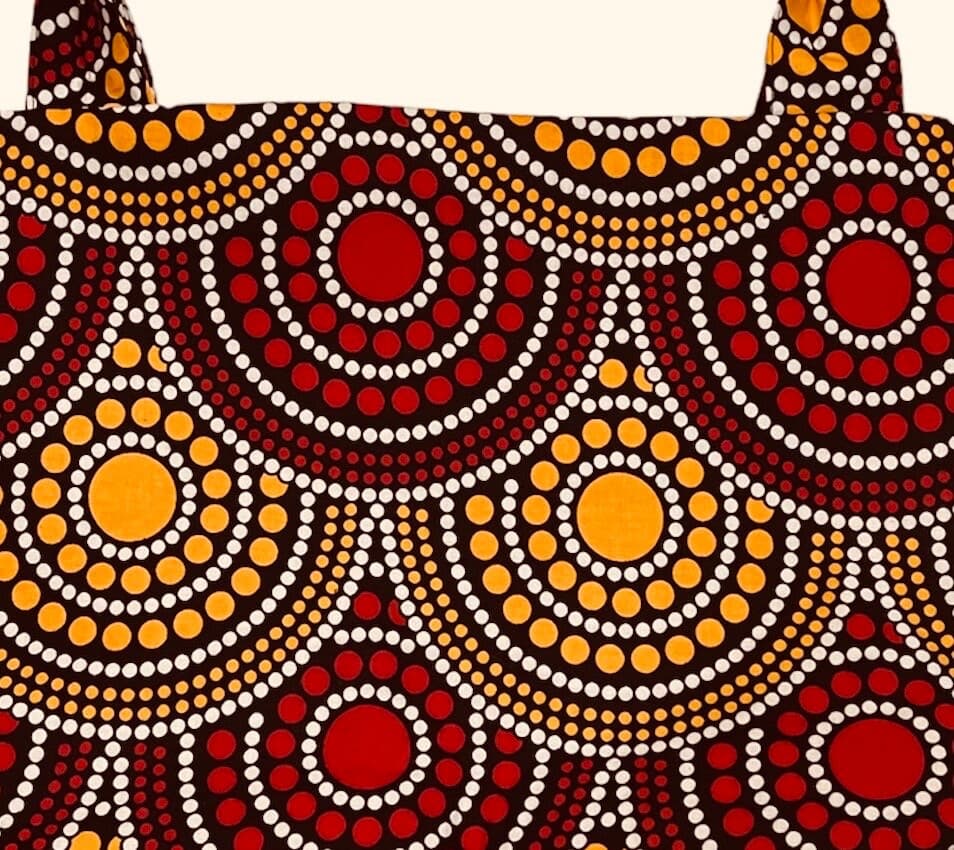 African Print Handbag-African Print Tote Bag-Shoulder Bag-Women's Purse-African Print Tote-Handmade Tote Bag - image 3