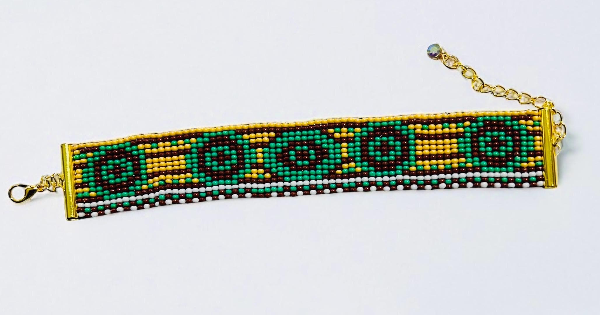 Women's Seed Bead Bracelet-Handwoven Beaded Bracelet-Women's Loom Bracelet-Clasp Seed Bead Bracelet-Gift For Her