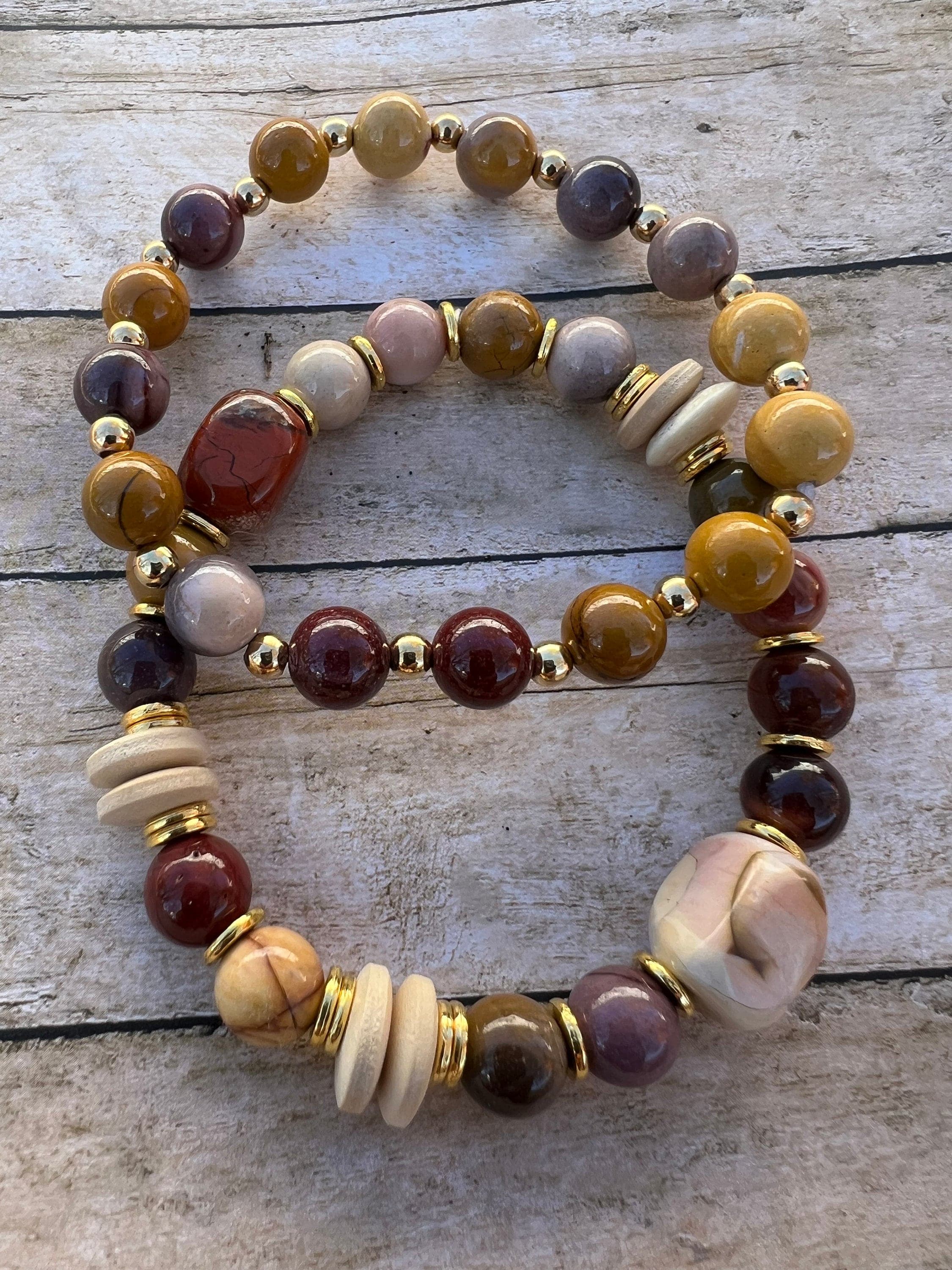 Women's Beaded Stretch Bracelet-Stretch Beaded Bracelet-Women's Bracelet-Gift for Her-Handmade Beaded Bracelet