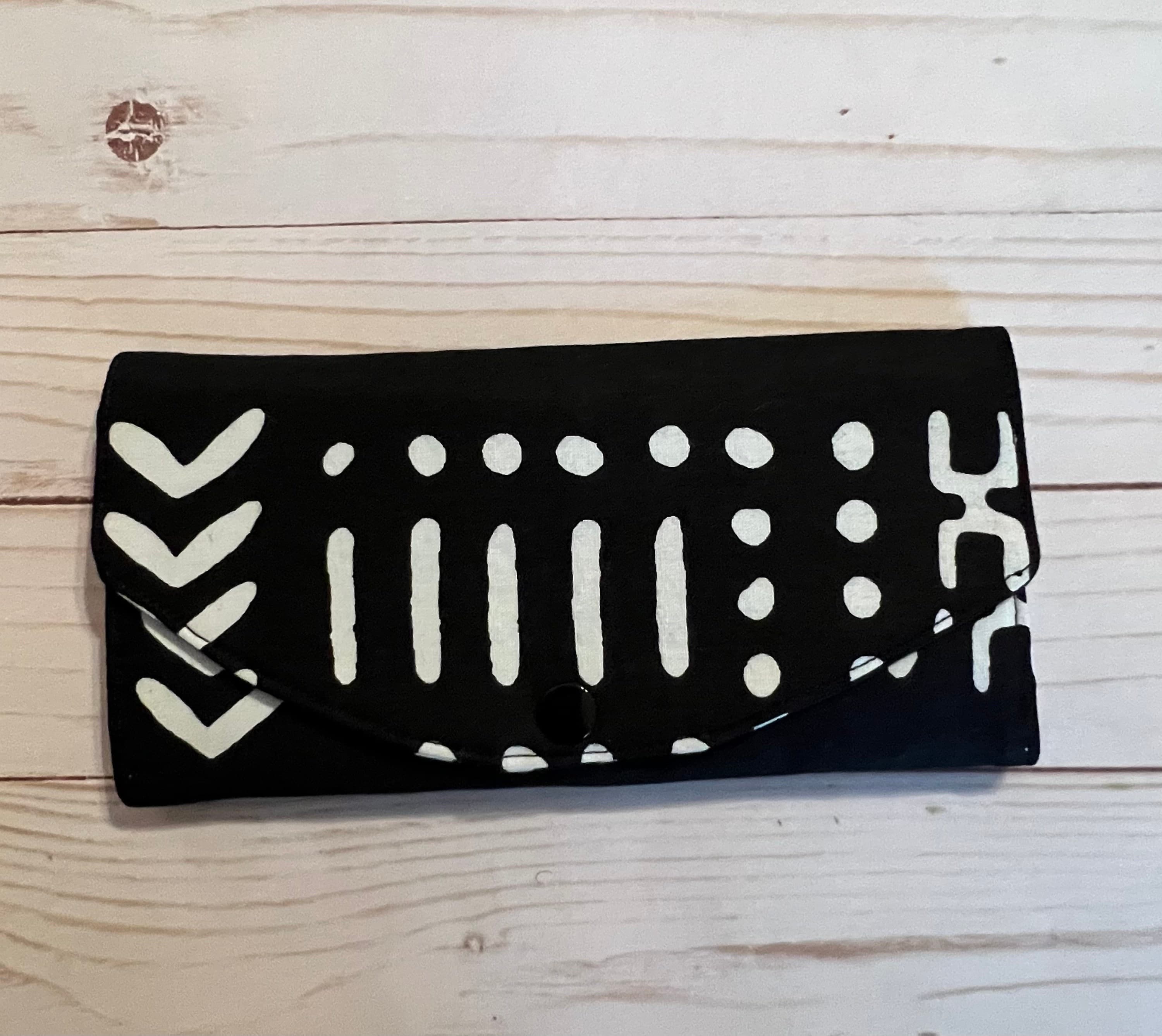 African Print Fabric Wallet-Kente Fabric wallet-Fabric Wallet-Handmade African Print Wallet-Gift for Her