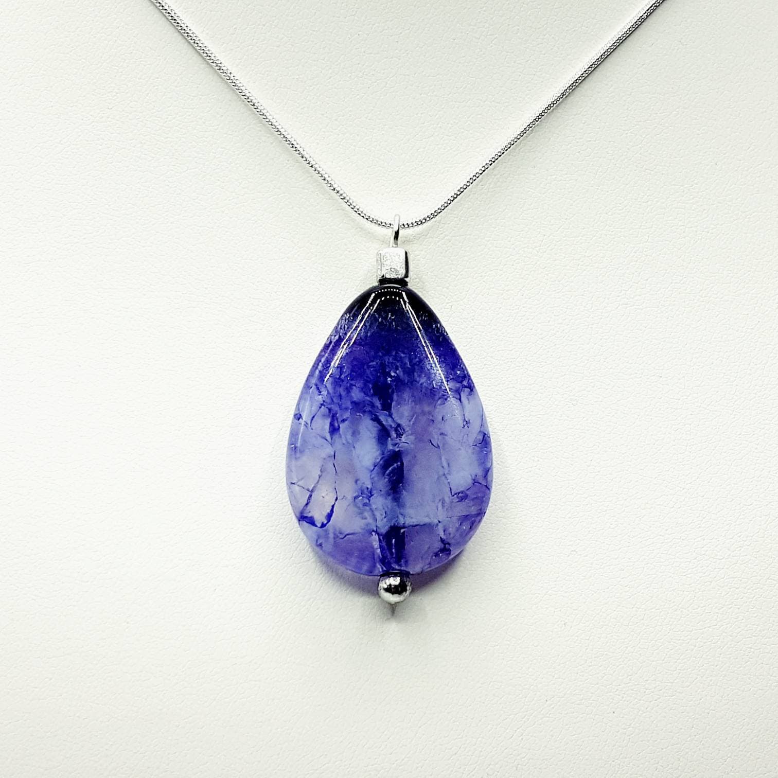 Purple Agate Necklace