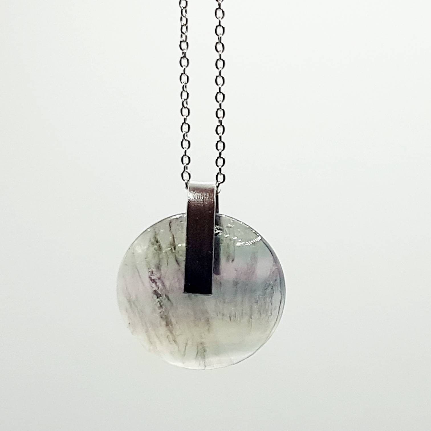 Contemporary Stripe Amethyst Necklace - image 5