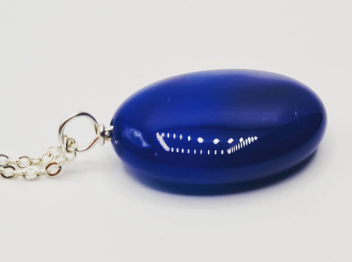 Set of 2 - Blue Pear Agate Necklaces - image 5