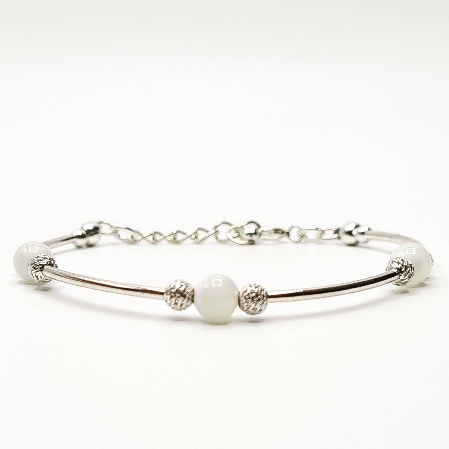 Mother of Pearl Bracelet in Sterling Silver