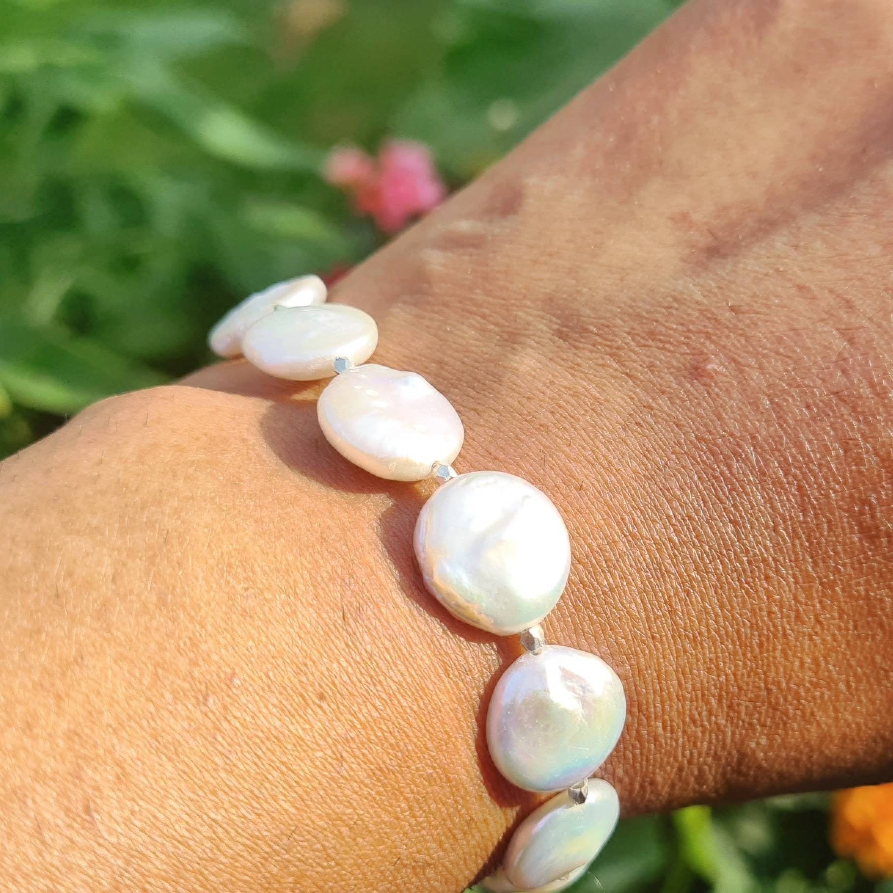 Pearl Bracelet in Sterling Silver - image 3