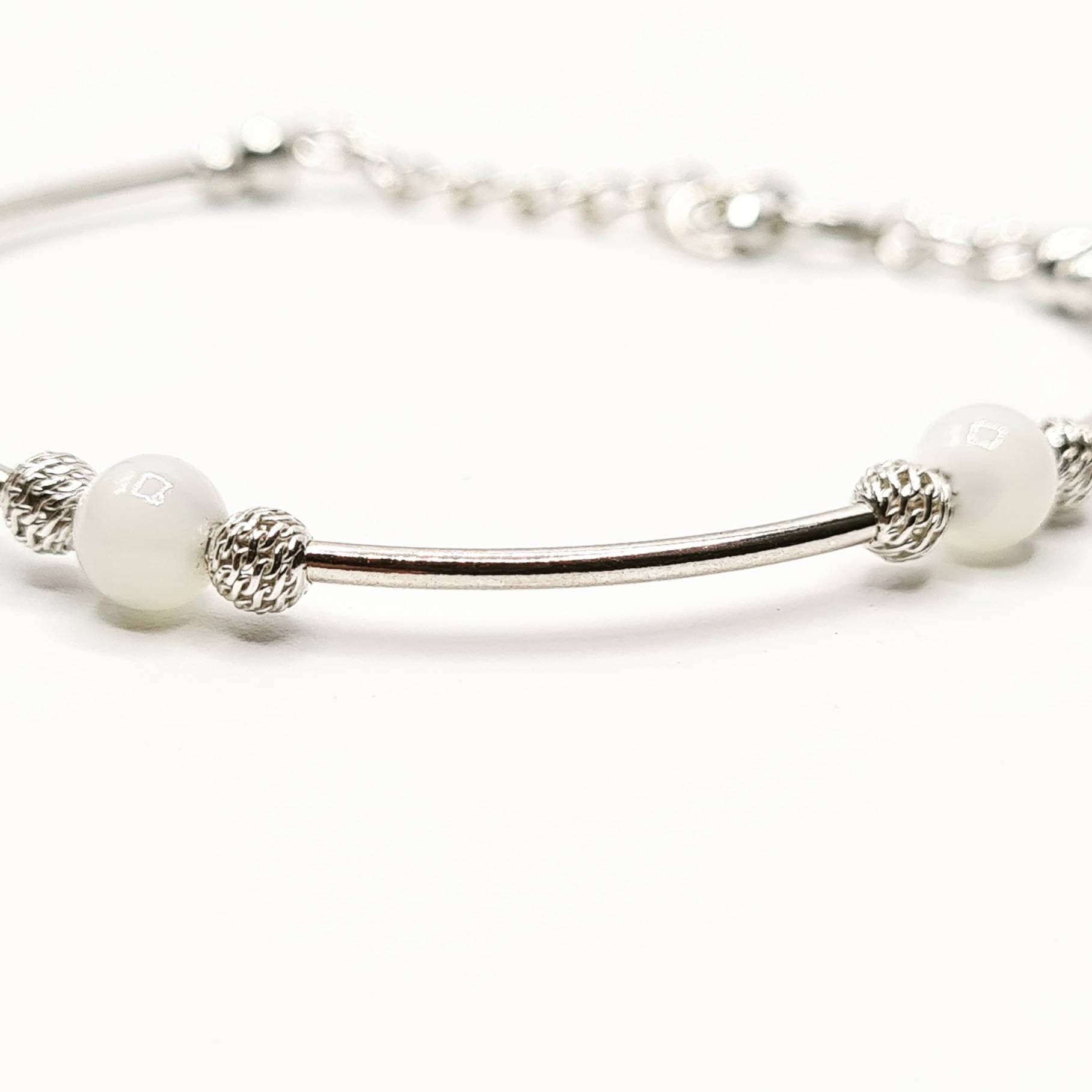 Mother of Pearl Bracelet in Sterling Silver - image 4