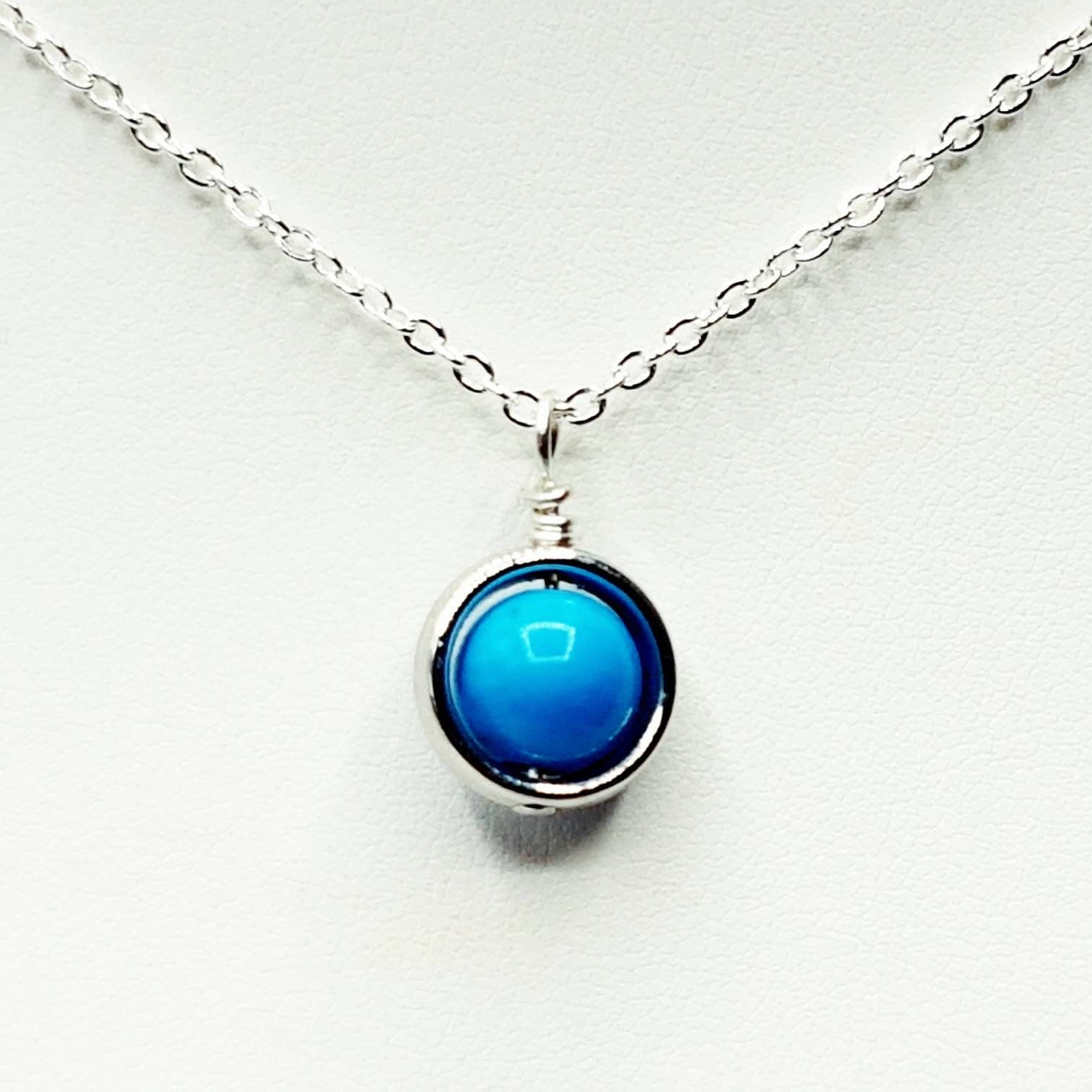 Blue Howlite Necklace