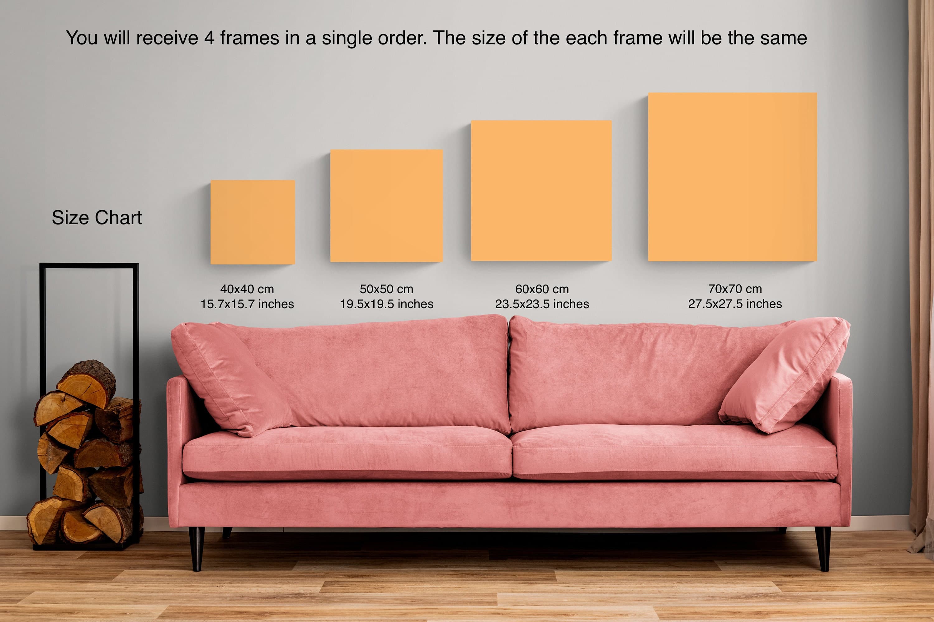 99 Names of Allah Islamic Wall Art Set – 4 Piece Colorful Arabic Calligraphy Canvas Prints – Modern Muslim Home Decor Ramadan Gift - image 5