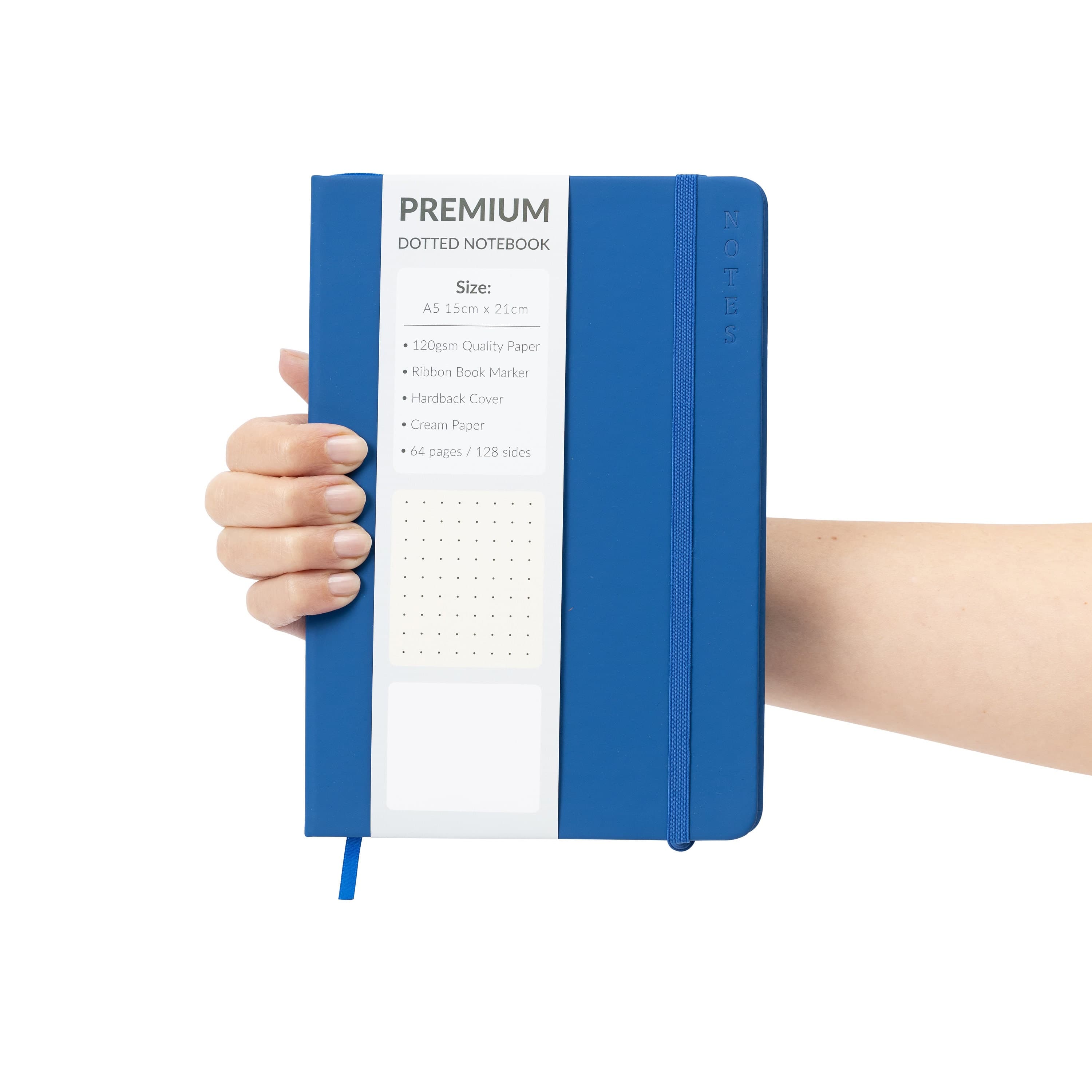 A5 Hardback Dotted Notebook Notepad Notes Diary Bullet Journal Premium Book - image 4