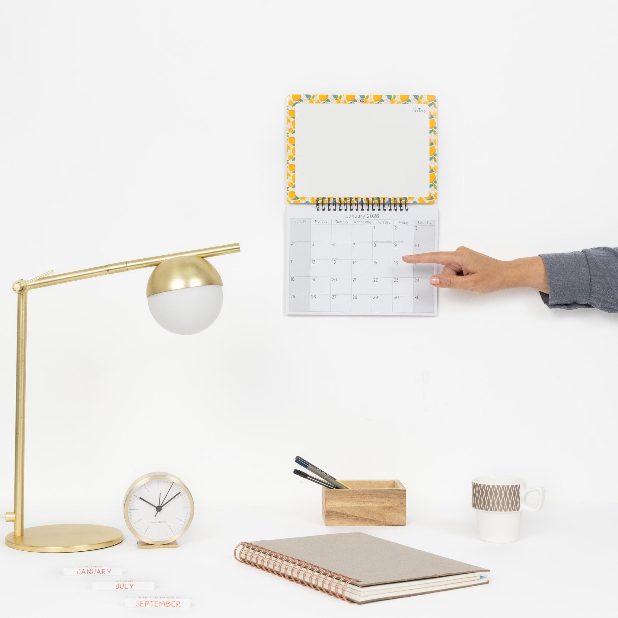 Monthly Calendar Memo Board 2026 Wall Family Organiser White Board with Pen - image 4
