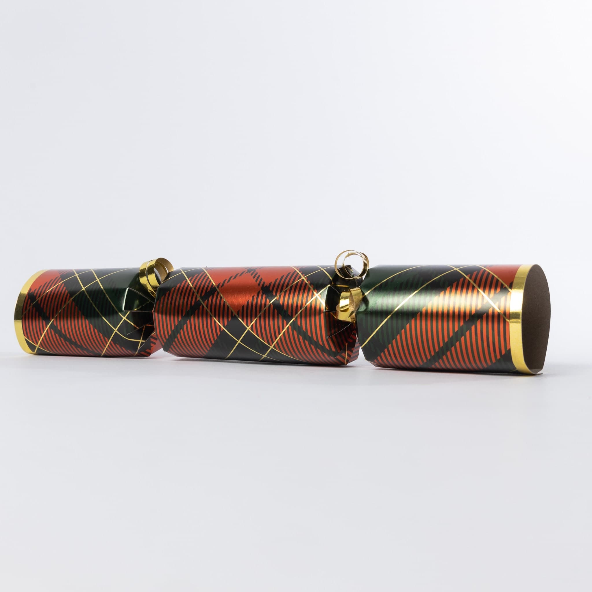 12 X Make Your Own Christmas Cracker kit Hats Snaps Crackers Jokes Ribbon tartan - image 4