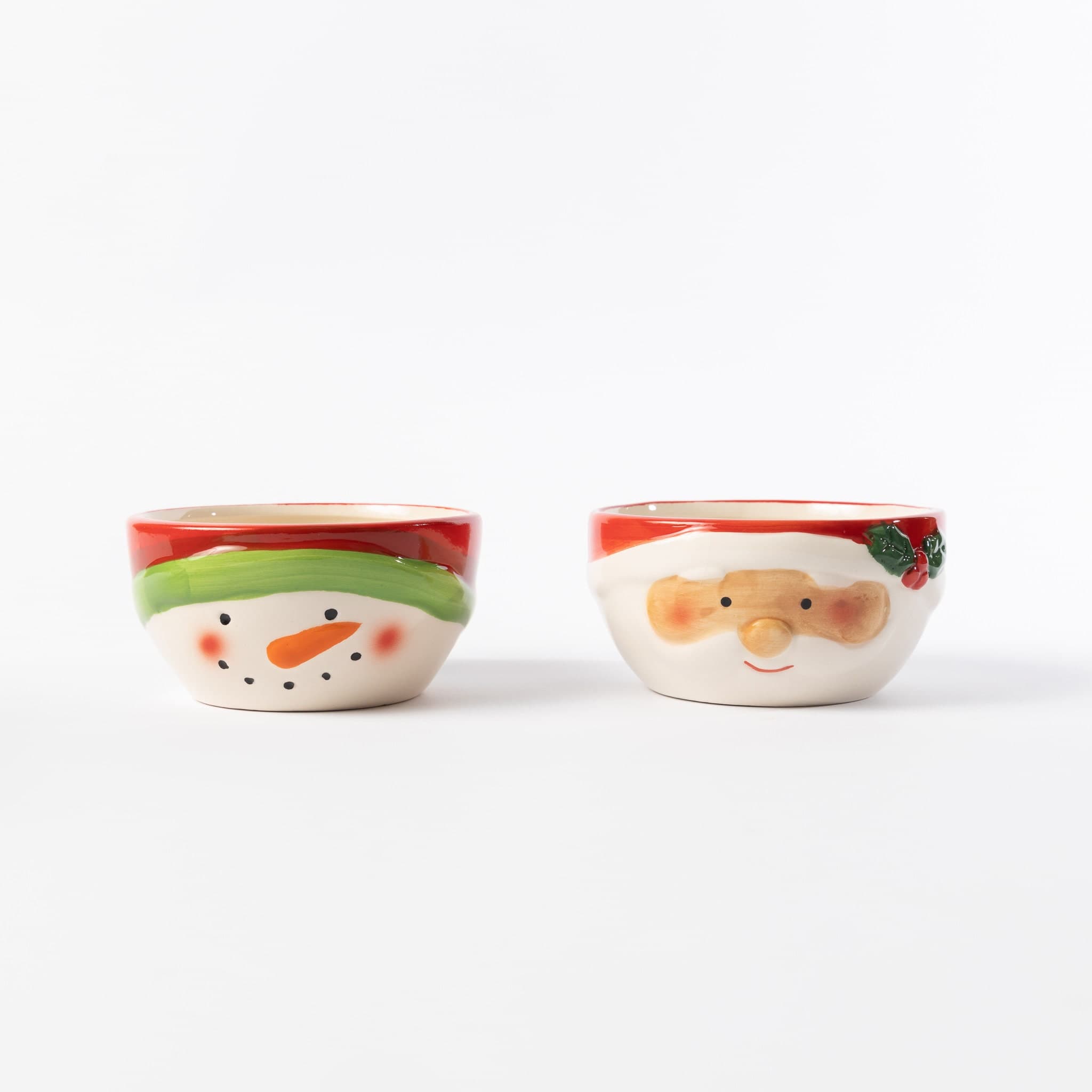 Santa & Snowman Ceramic Mug and Bowl Set Christmas Kitchen Tableware Food Drink - image 5