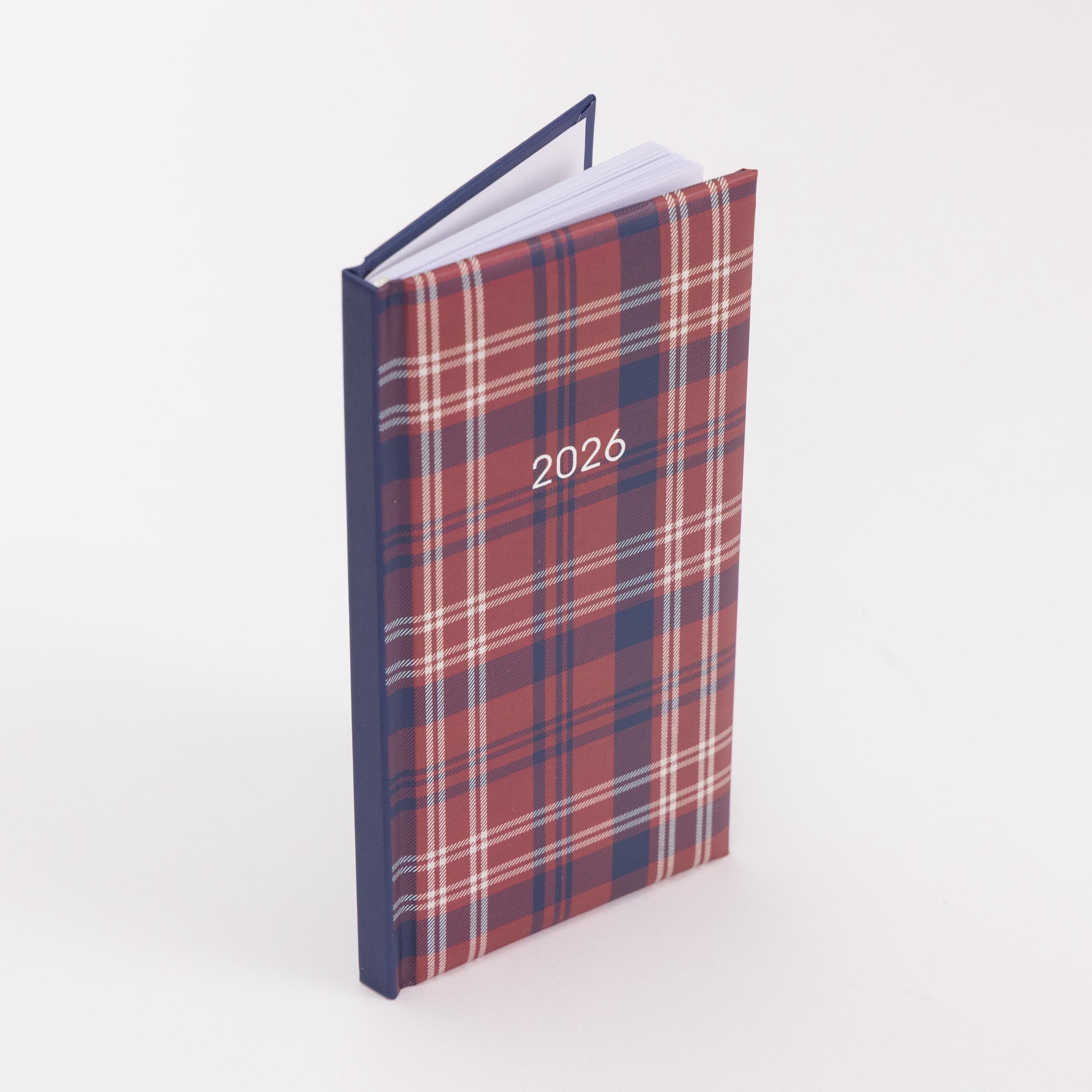 2026 Diary Tartan Slim Pocket Size Week to View 2026 Diaries Full Year - image 5