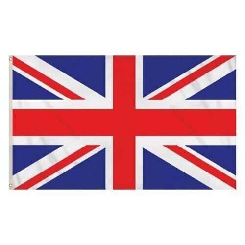 Union Jack Flag, Double Stitched, Brass Eyelets (3X2 FT) - image 3