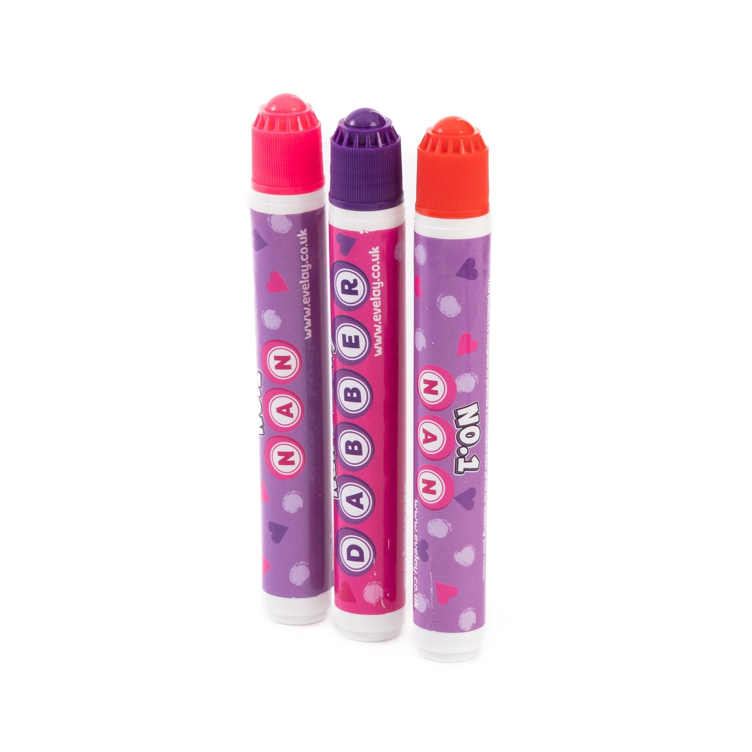 Best Nan Bingo Dabbers - Purple, Pink, Red Ink - 3 Pack Gift - image 5
