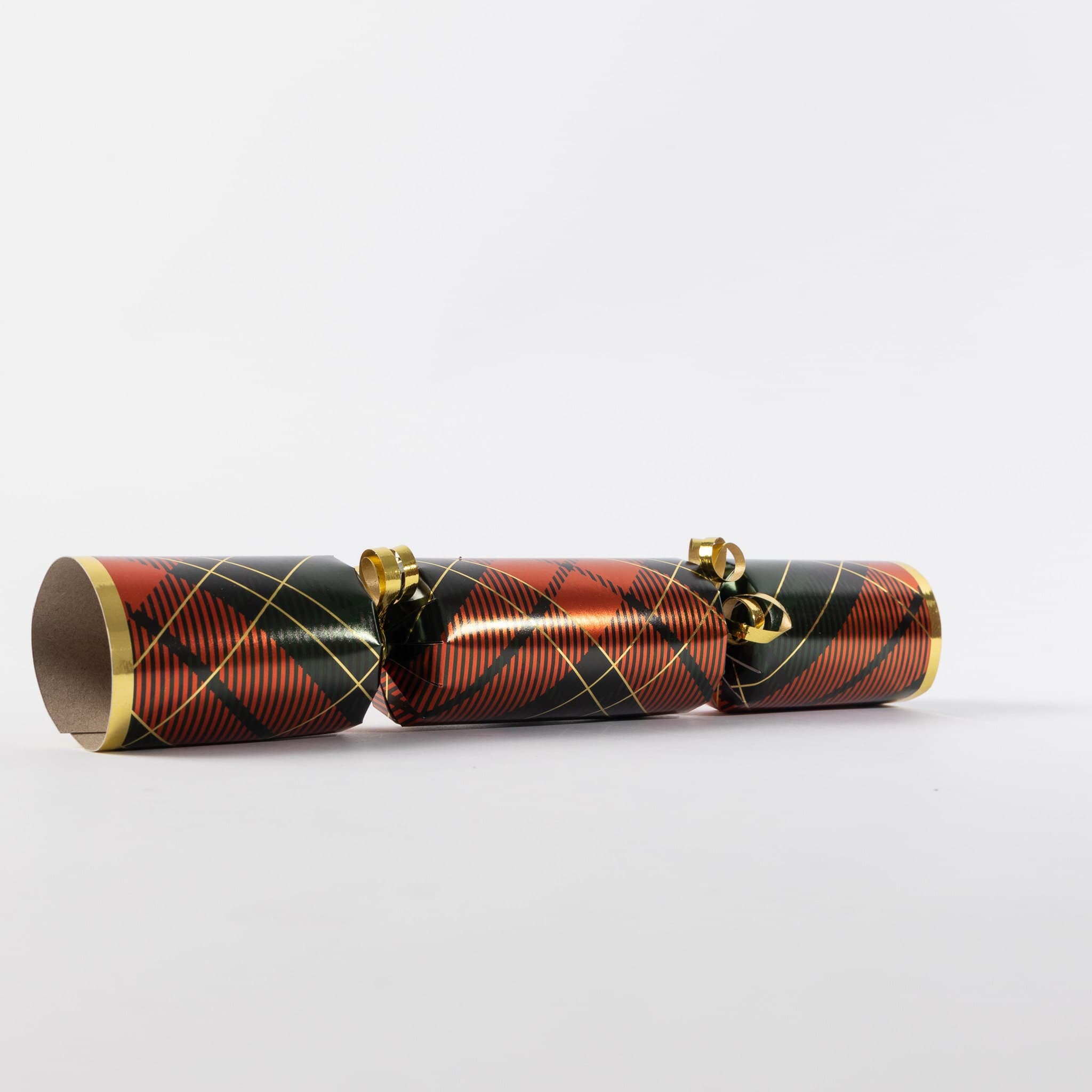 12 X Make Your Own Christmas Cracker kit Hats Snaps Crackers Jokes Ribbon tartan - image 5