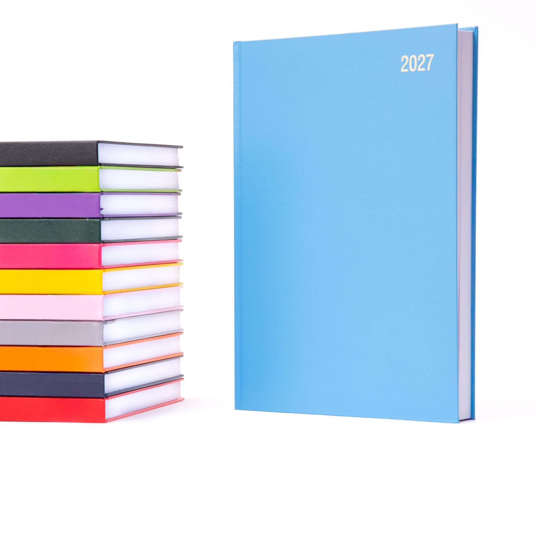 2027 Diary A4 Day to Page For Everyday Full Year Planner Desk Hardback Diaries