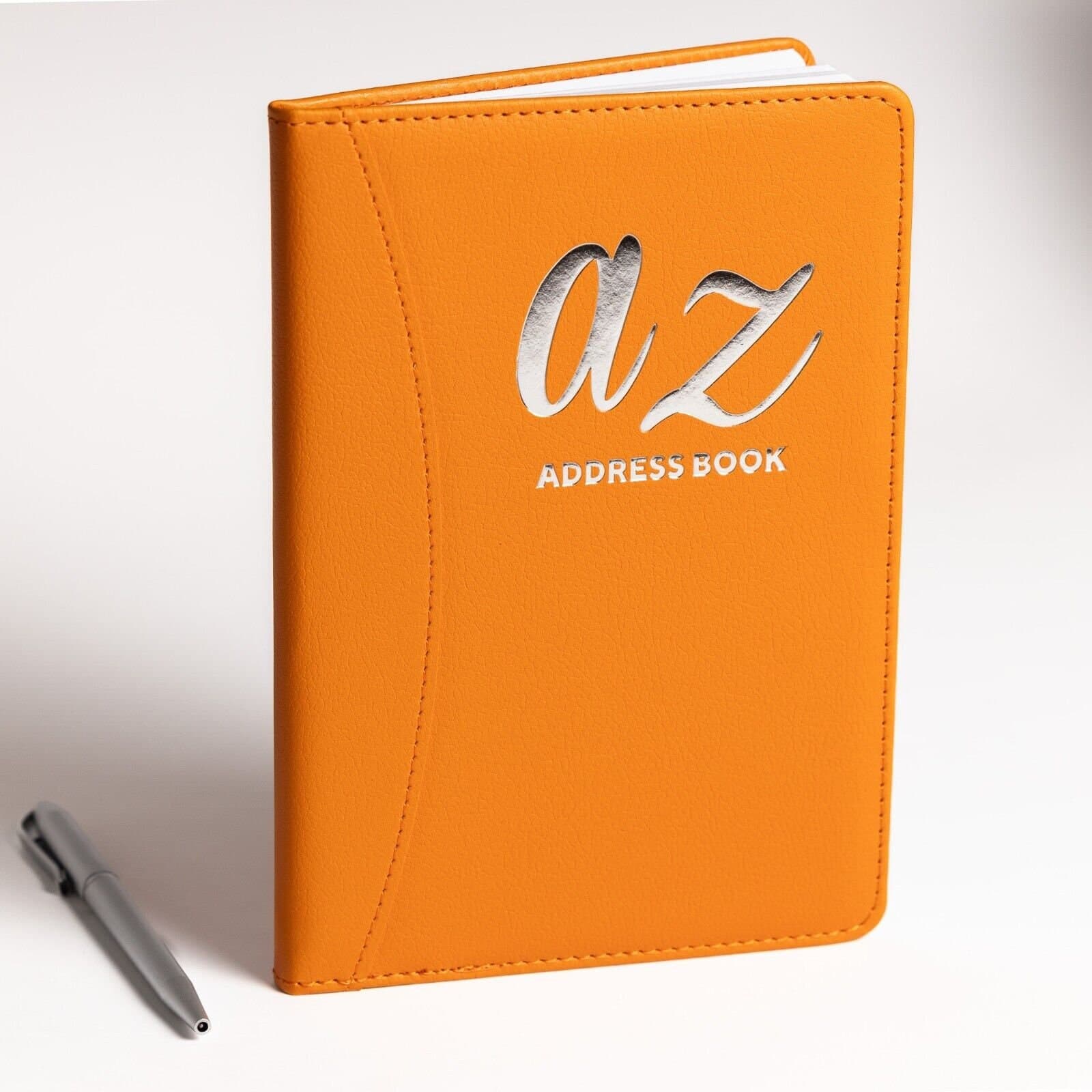 Address & Birthday Telephone Email Book A-Z Index Tabs Hard Back Contact and Pen - image 3