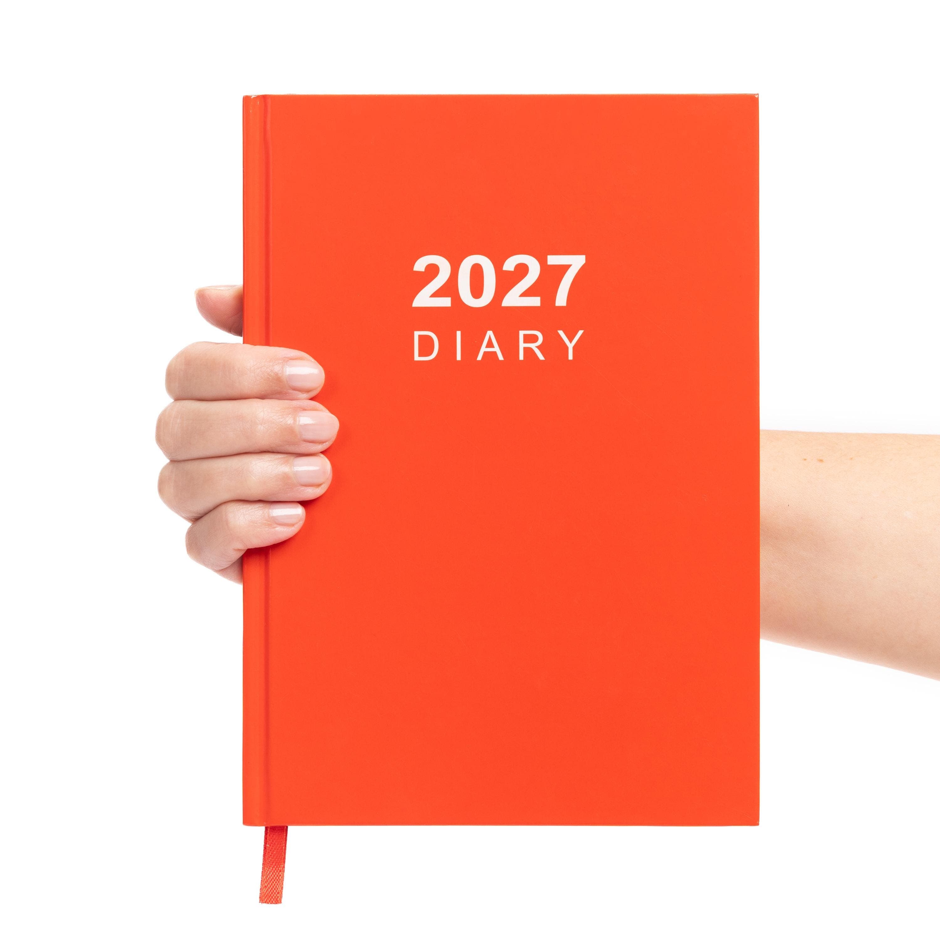 2027 Diary A5 Week to view Full Year Office Organiser Planner Hardback Diaries - image 4