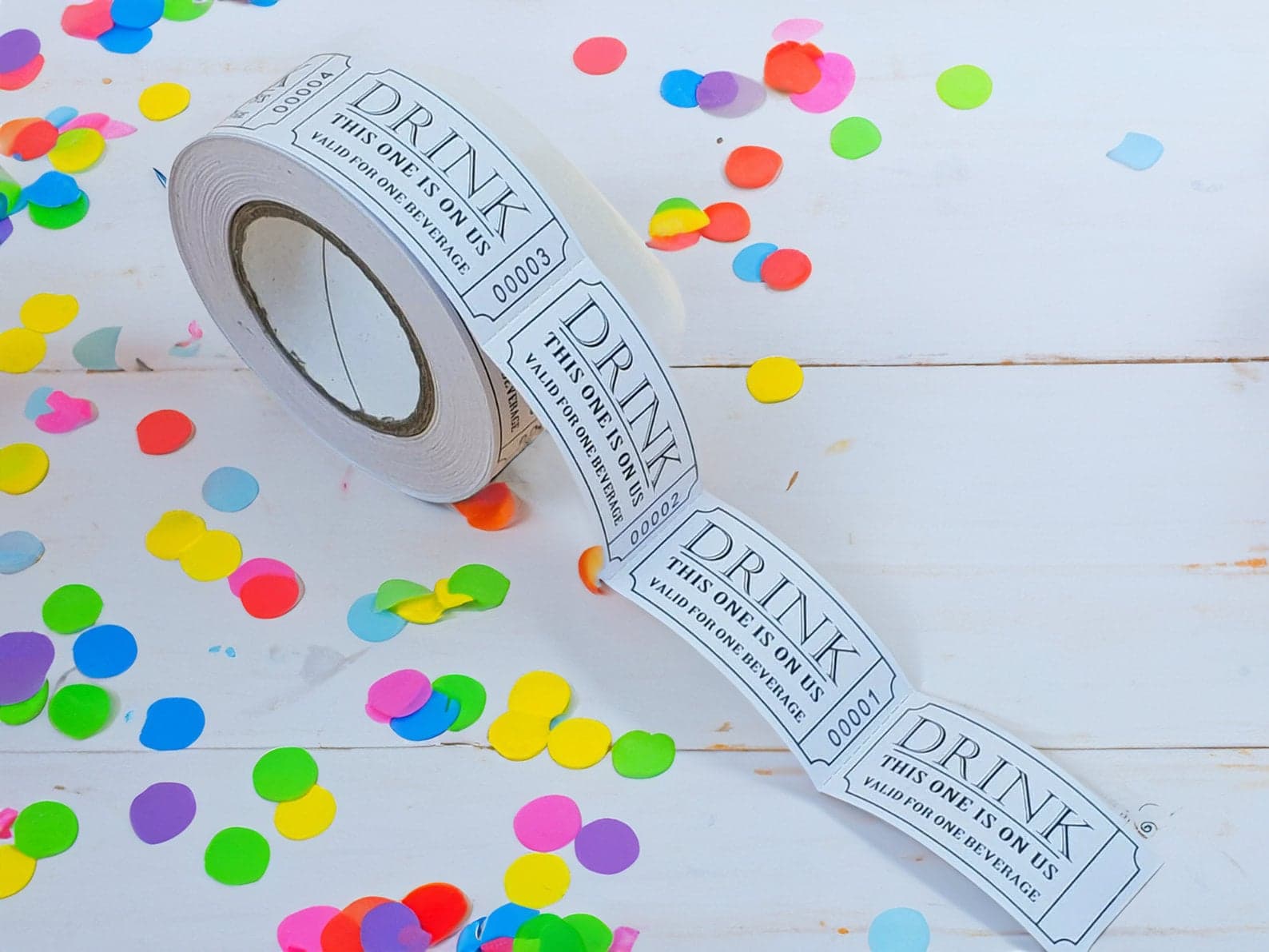 Drink Tickets: Roll of 250, Party Event