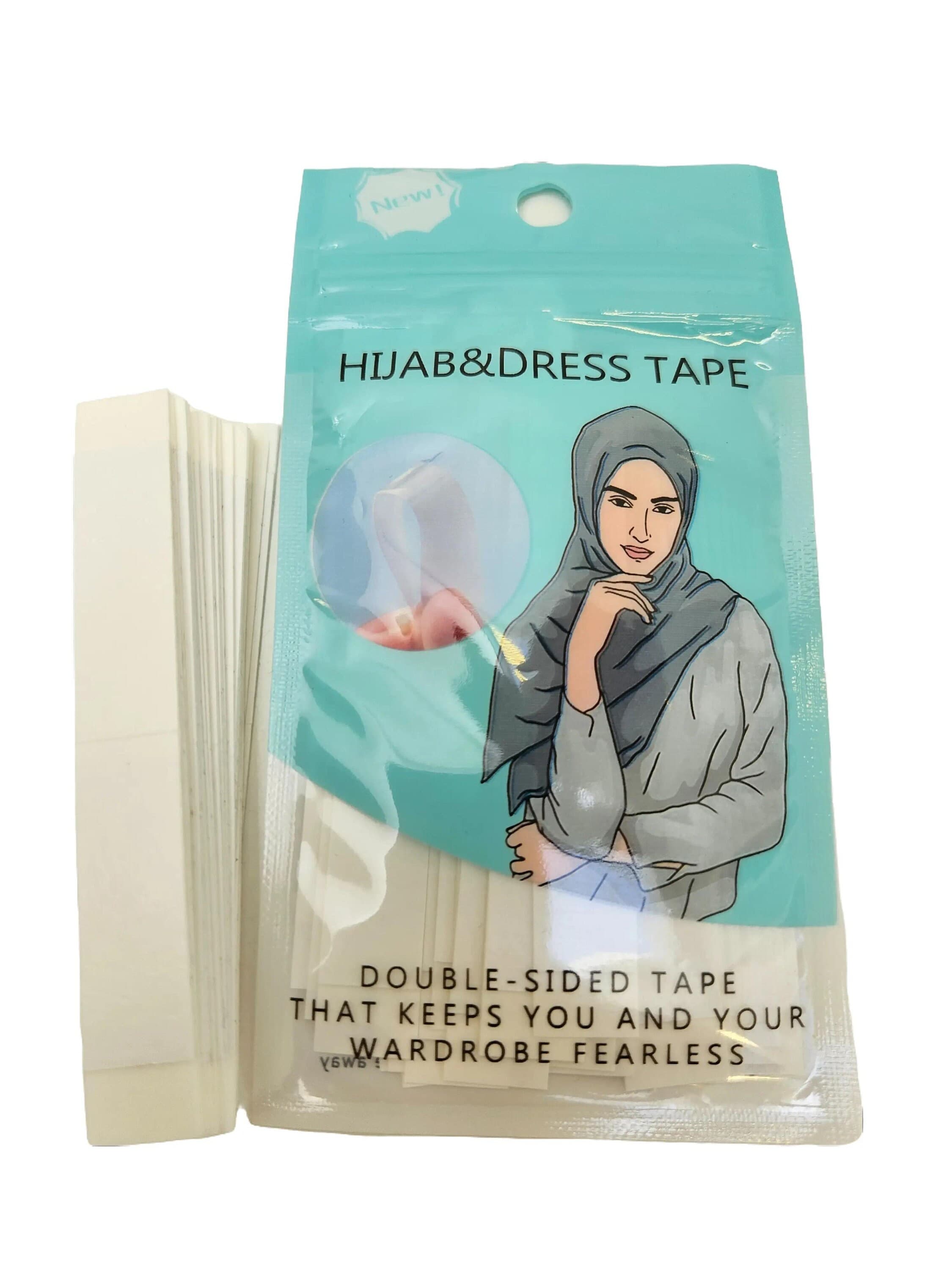 Hijab Scarf Dress Double Sided Tape Transparent - image 4