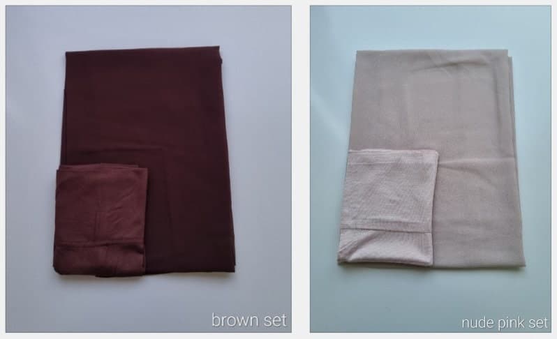 Chiffon Hijab & Tube Bonnet Matching Set - image 4