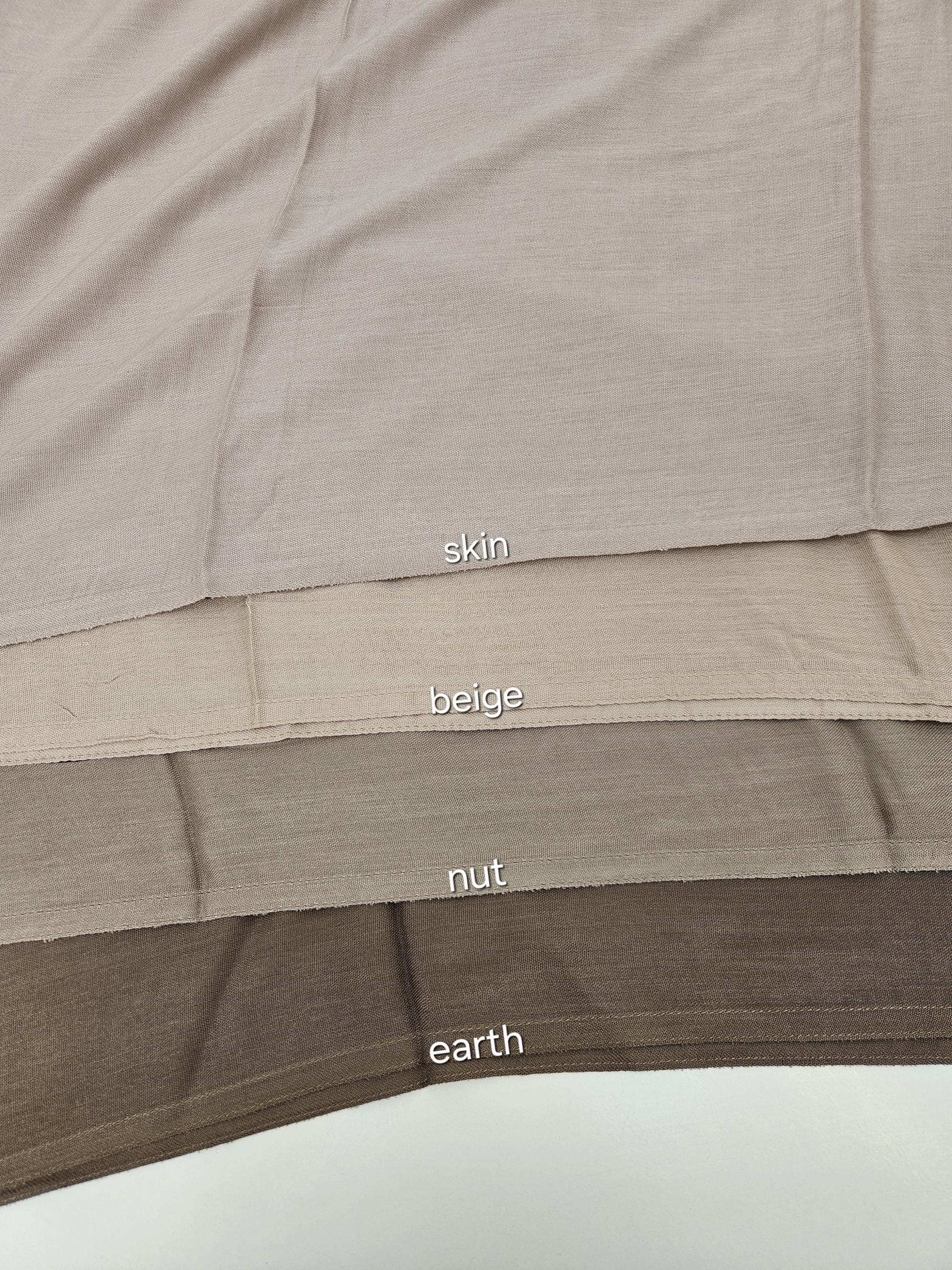 Bamboo Double Stitch Modals - 180cm x 85cm Hijab Scarf - image 3