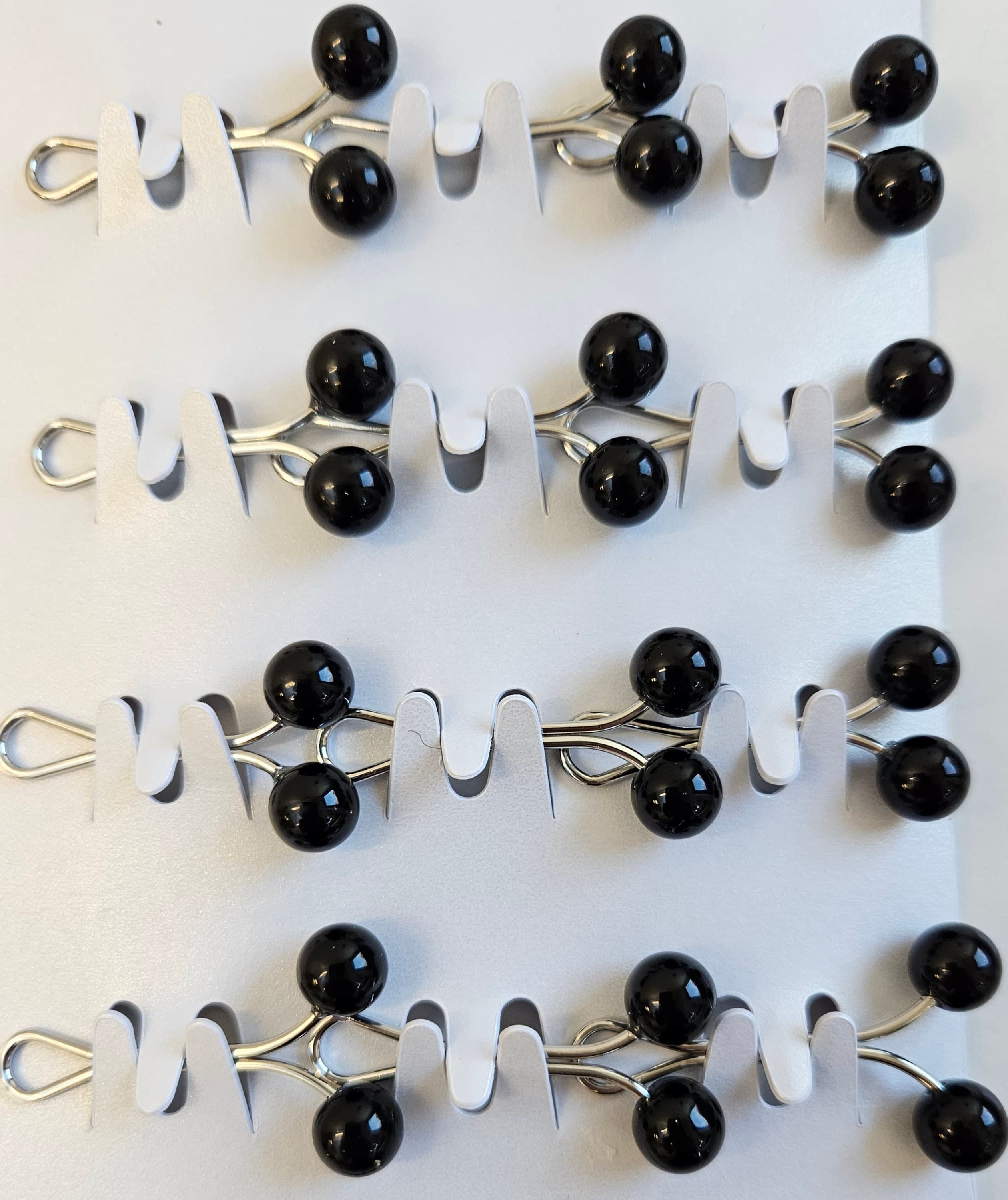 Snag Free Pearl Hijab Pins, Chiffon & Silk Scarf Sliders (Pack of 12) - image 3
