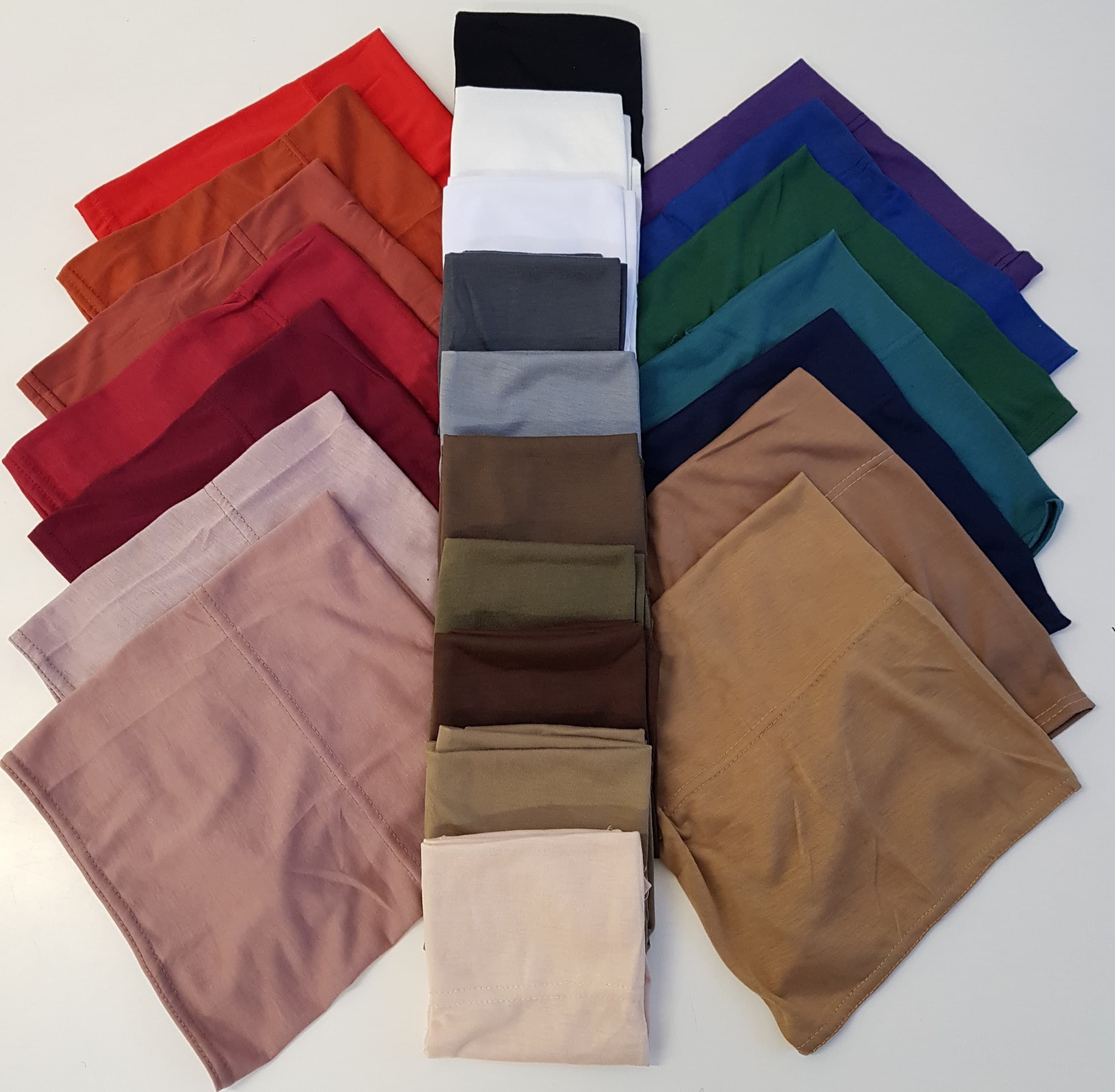 Women's Under Scarf Hijab Tube Bonnet: Stretchy Cotton Blend
