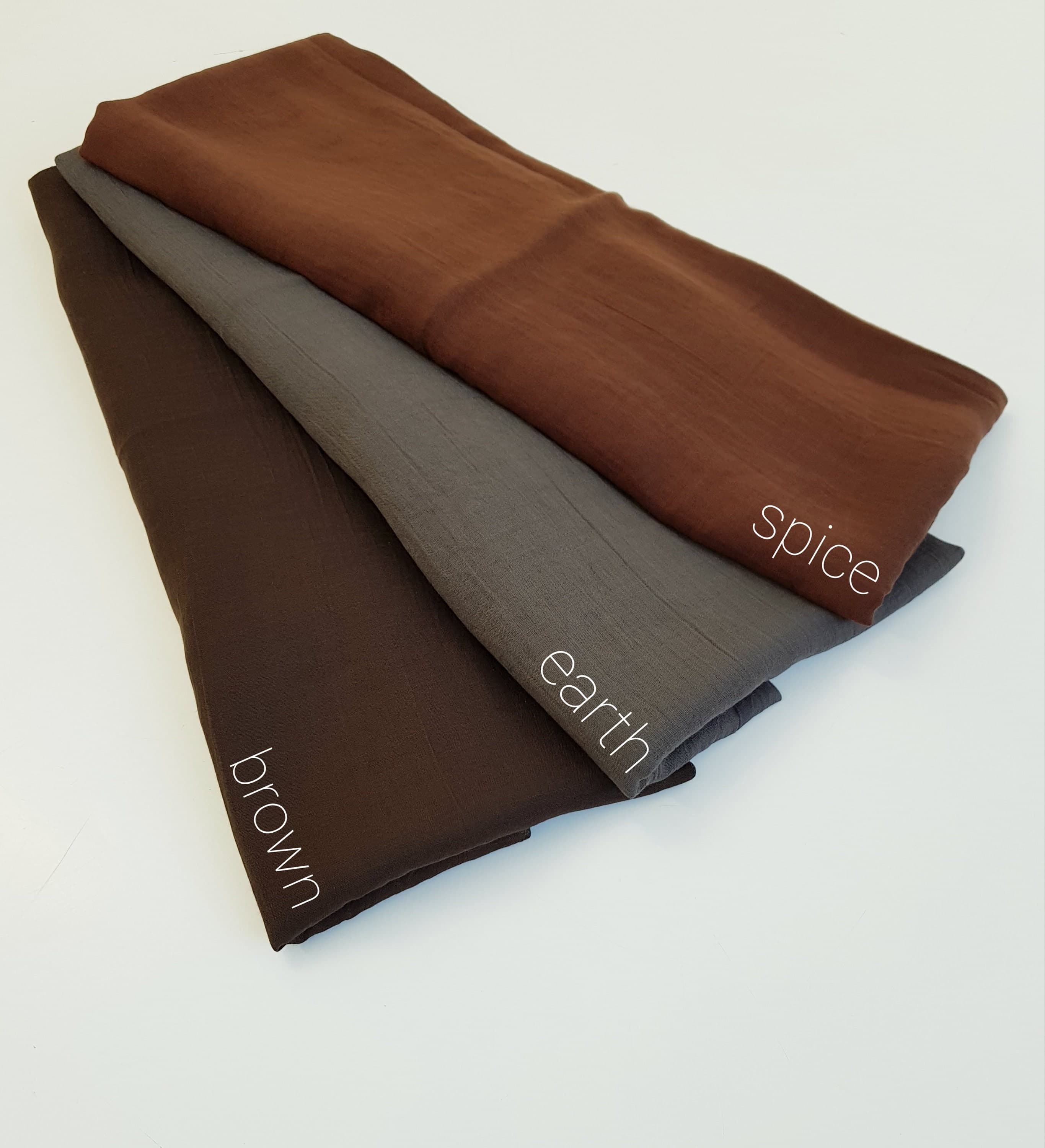 Soft Cotton Blend Maxi Hijab, Elegant Ripple Shawl (180x100cm)