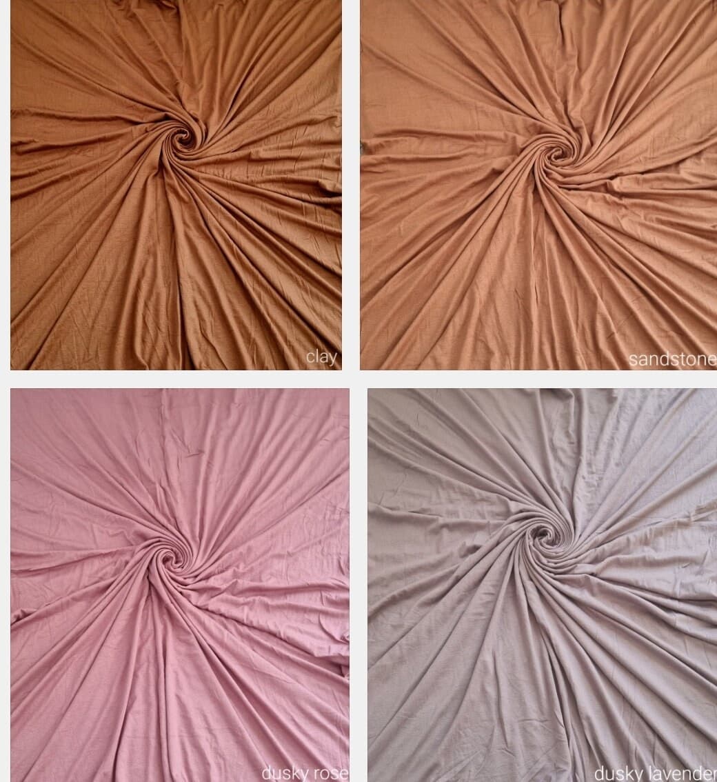 Premium Emirati Quality Dubai Jersey Hijab Scarf Shawl Stretchy Maxi Lycra Wrap Plain Khaliji - image 3
