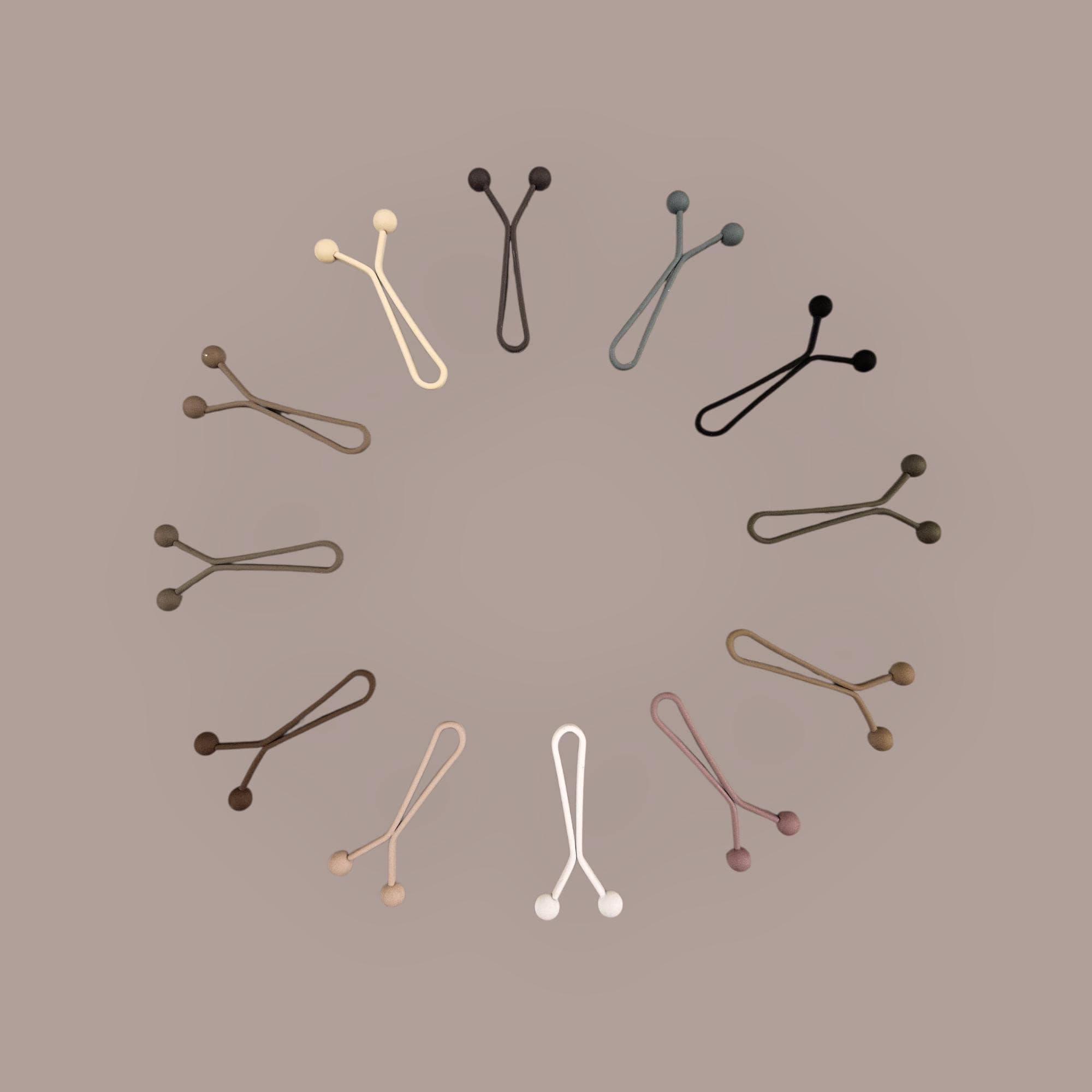 Snag-Free Hijab Grip Pins, Matte Finish - Pack of 12