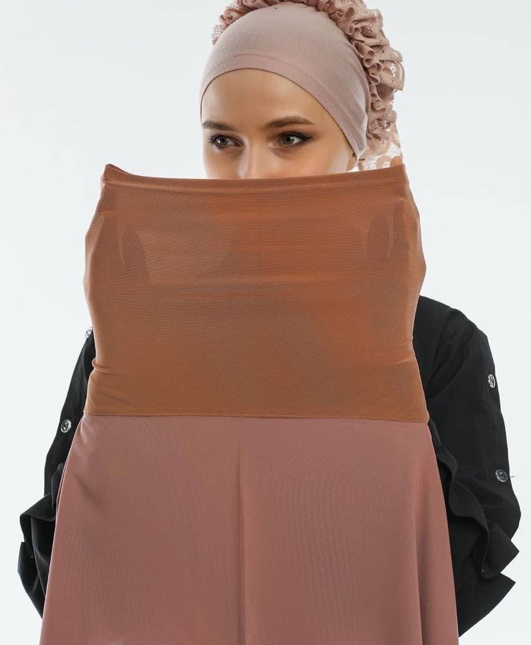 Made in Turkey Instant Chiffon Hijab Scarf with Attached Inner Cap