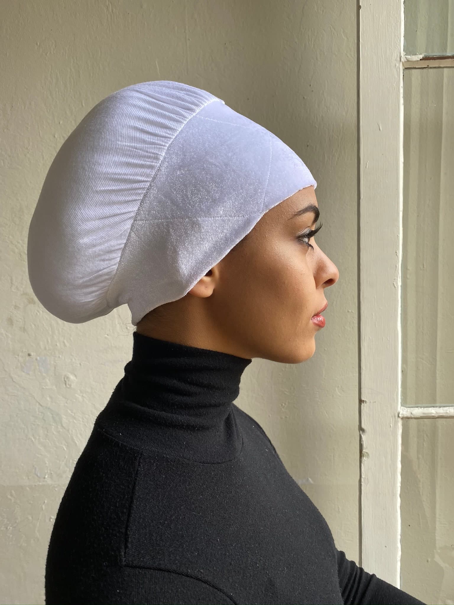 Versatile No-Slip Hijab Tichel Turban Snood Underscarf Chemo Cap Volumizer Hair Loss
