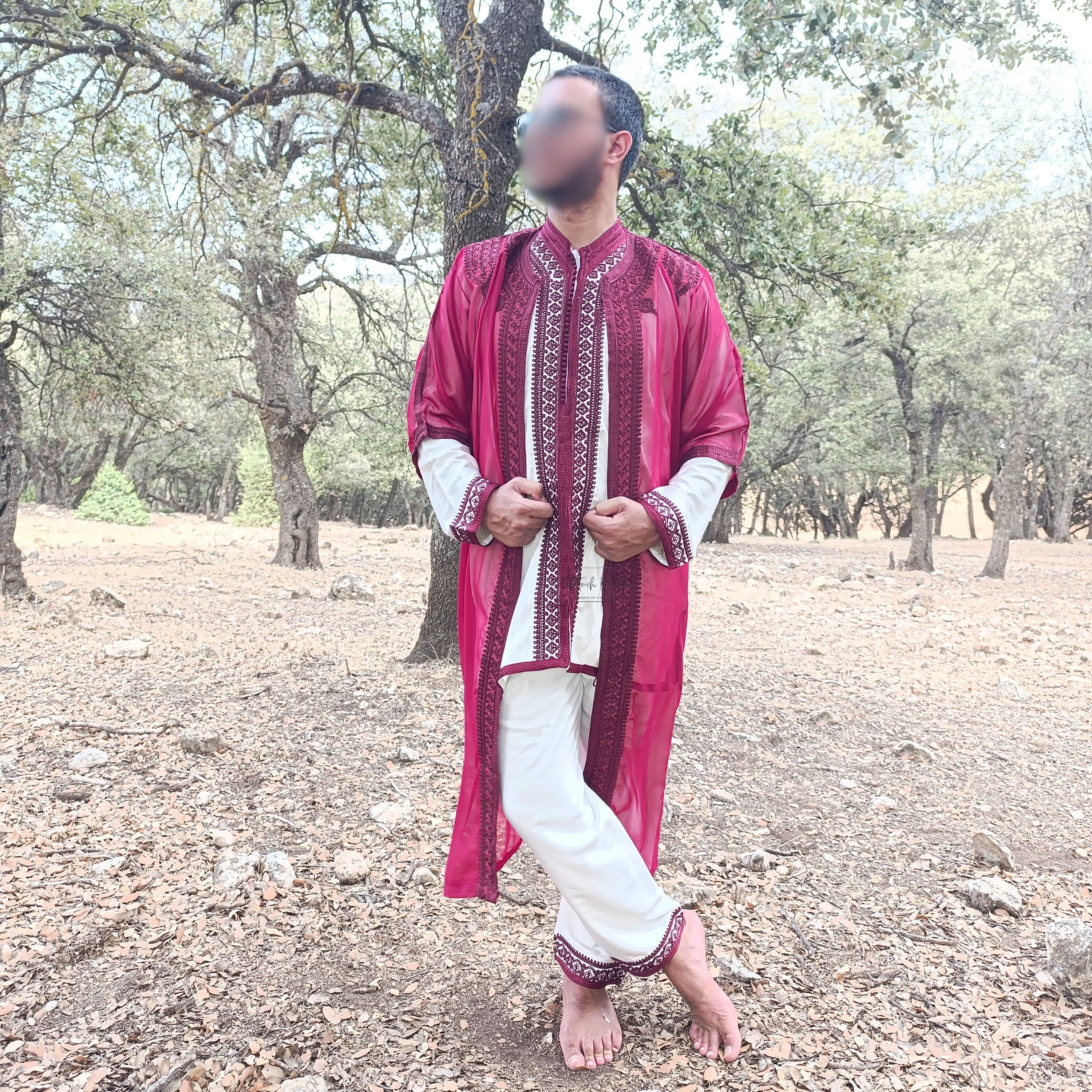 jabador men , wedding kaftan for men,nikkah outfit - image 3