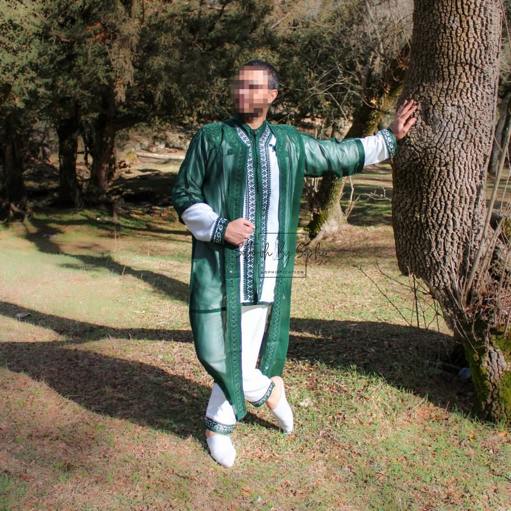 jabador men ,Mens wedding kaftan, nikkah outfit - image 5