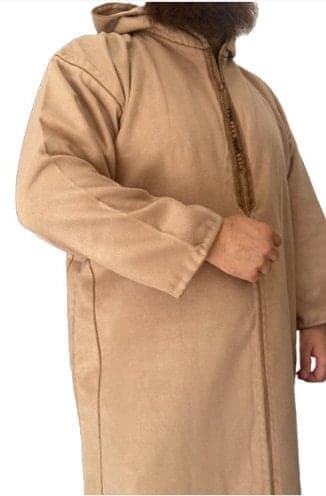 winter hooded thobe for men, Moroccan wool djellaba with hood ,coat men - image 5
