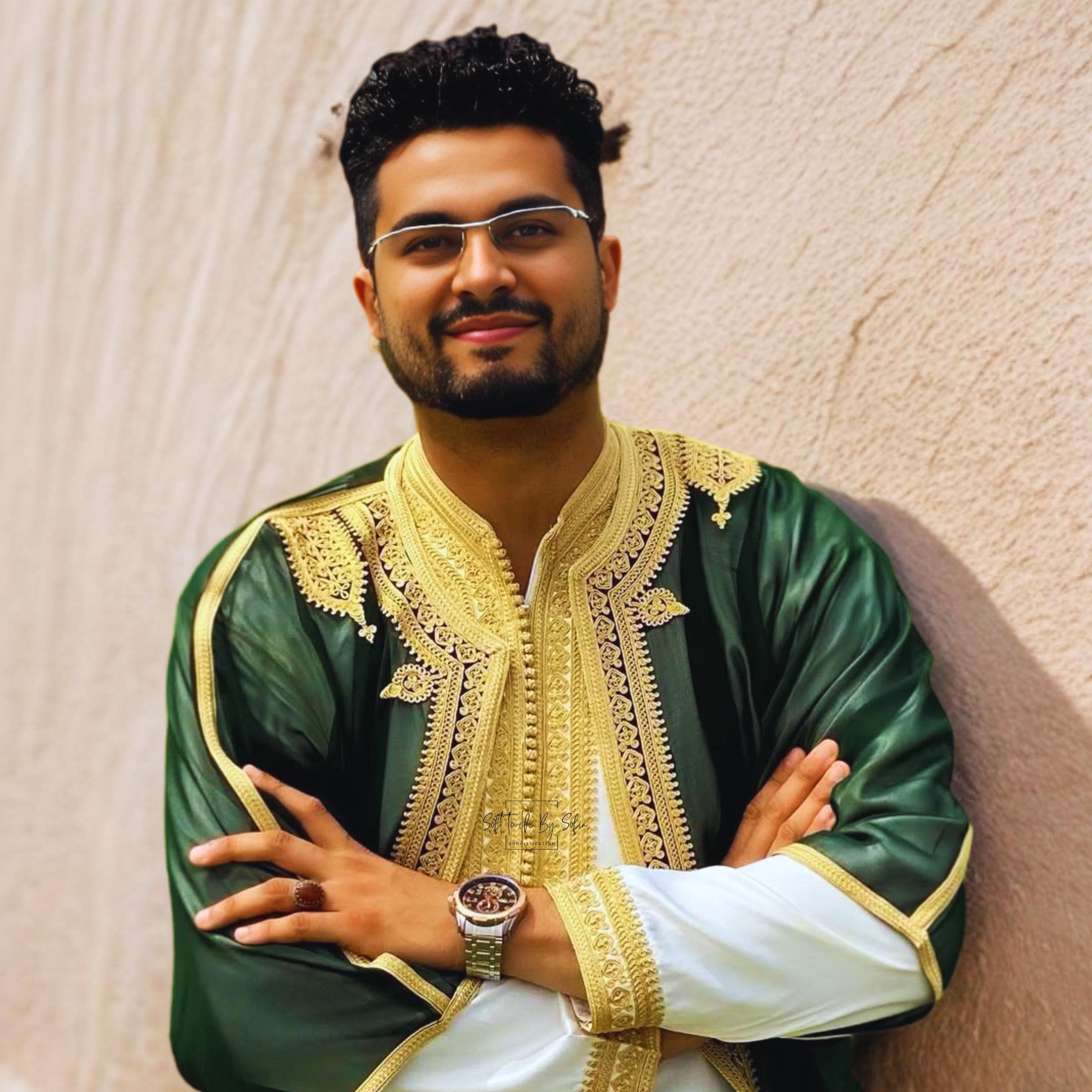 jabador men ,Moroccan kaftan for wedding,3 piece groom outfit