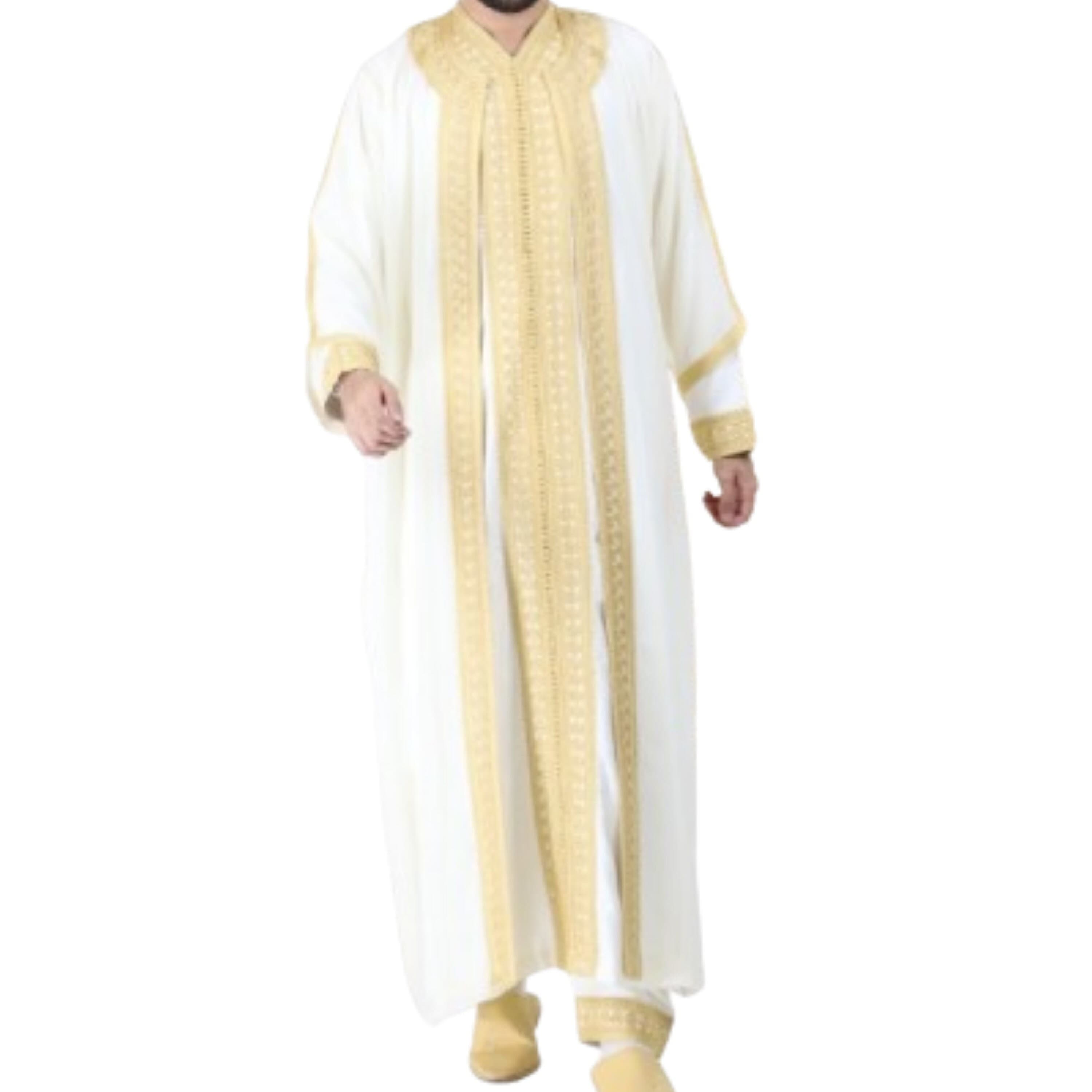 jabador men ,Nikkah thobe ,Moroccan kaftan for wedding,Djellaba - image 4