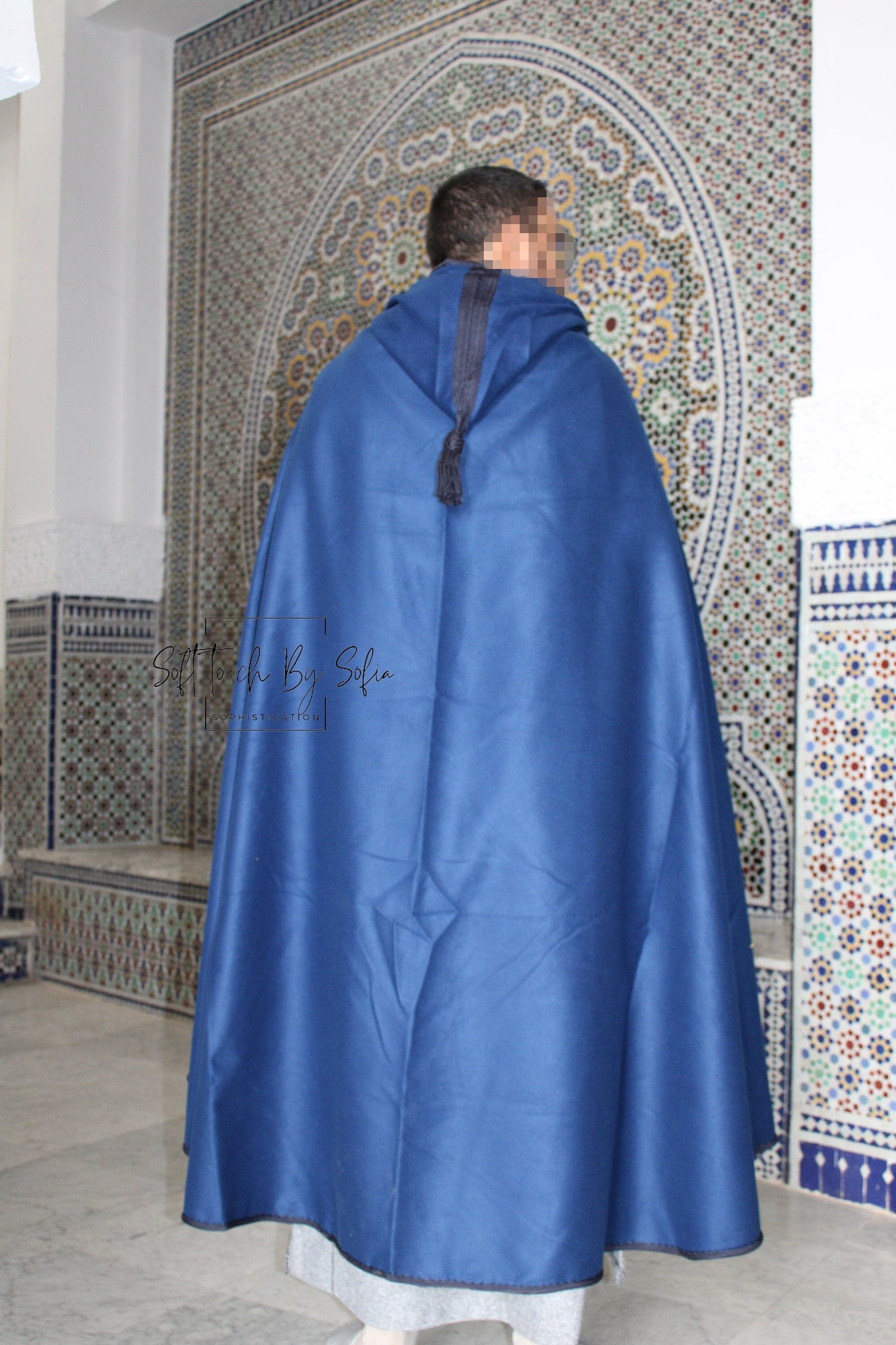 hooded winter cloak , selham, cloak with hood ,Moroccan burnous - image 4