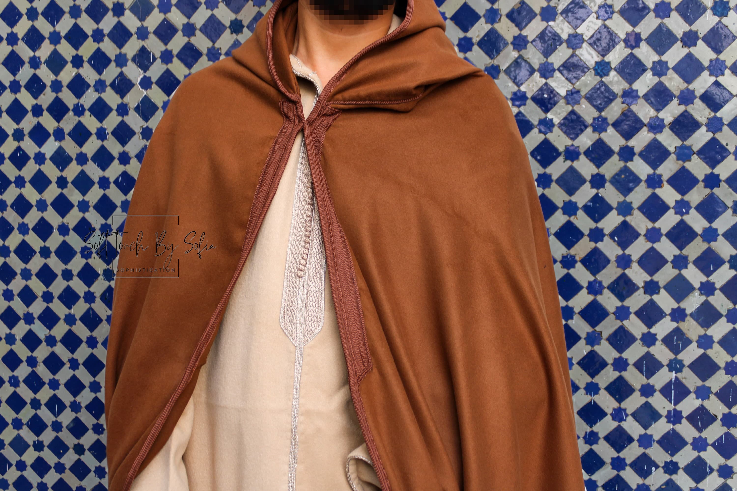 selham, Burnous ,cloak with hood ,hooded winter cloak - image 4