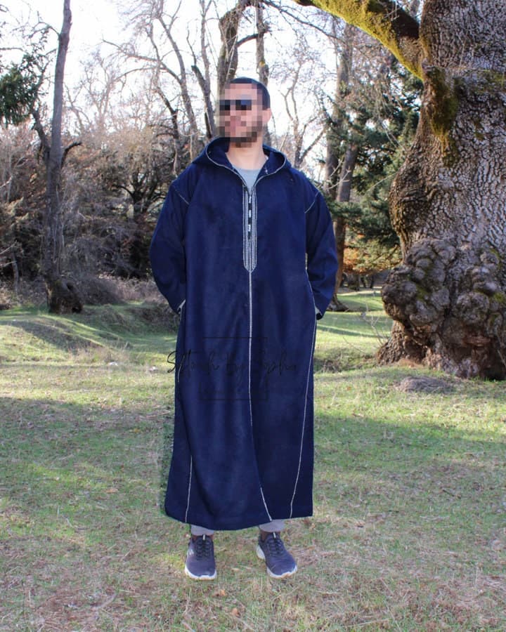 winter thobe , Moroccan djellaba , hooded thobe - image 5