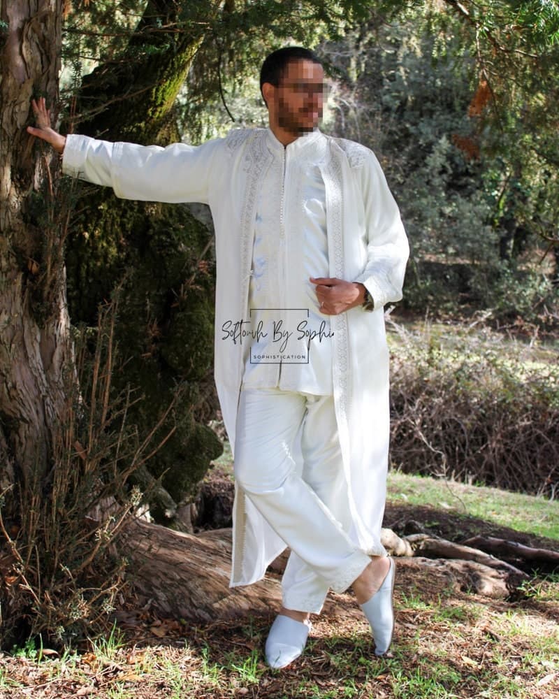 jabador ,Mens wedding kaftan ,nikkah thobe , groom outfit