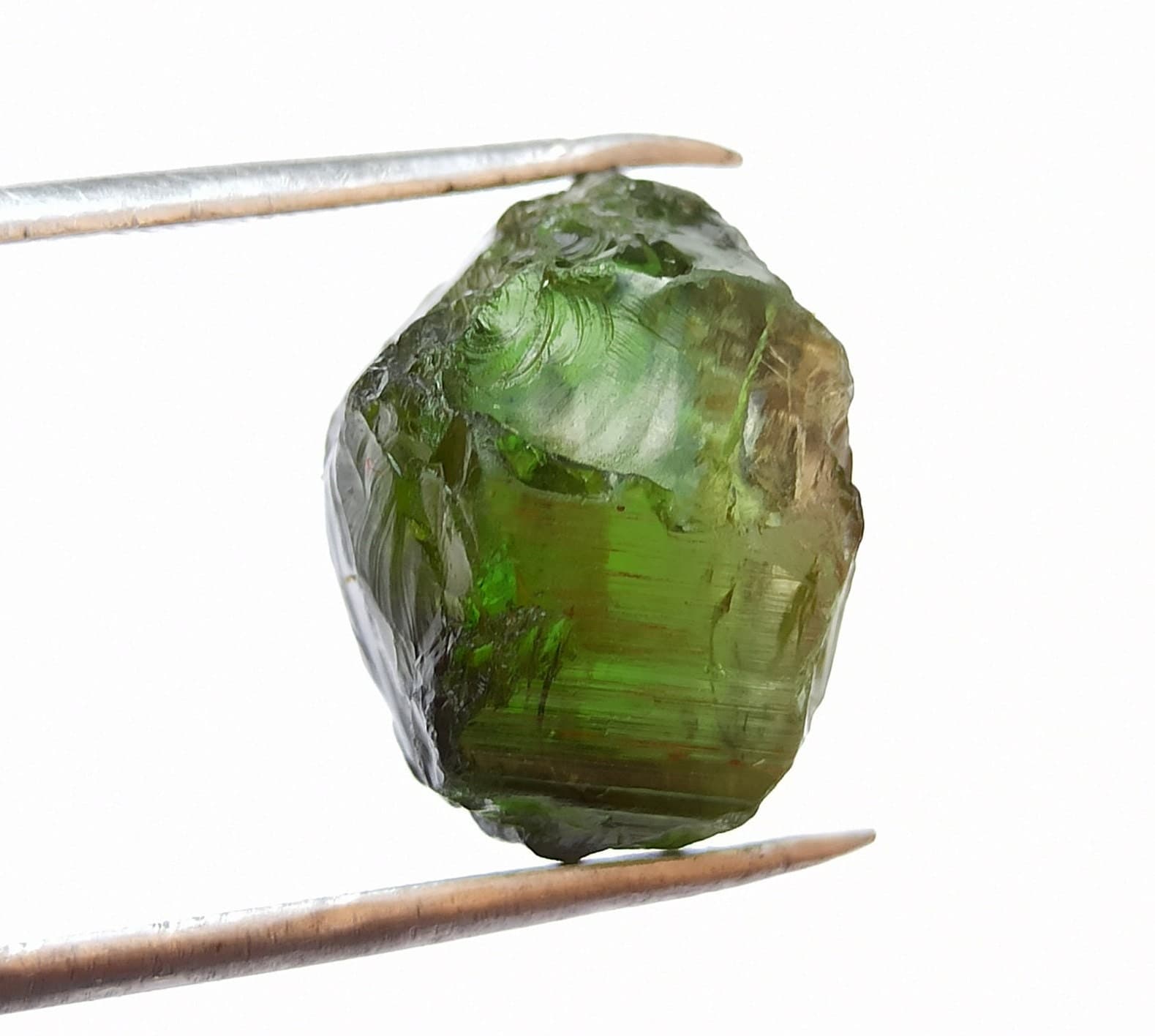 Natural Raw Green Tourmaline Gemstone 23 Carat Rough Reiki Healing Stone