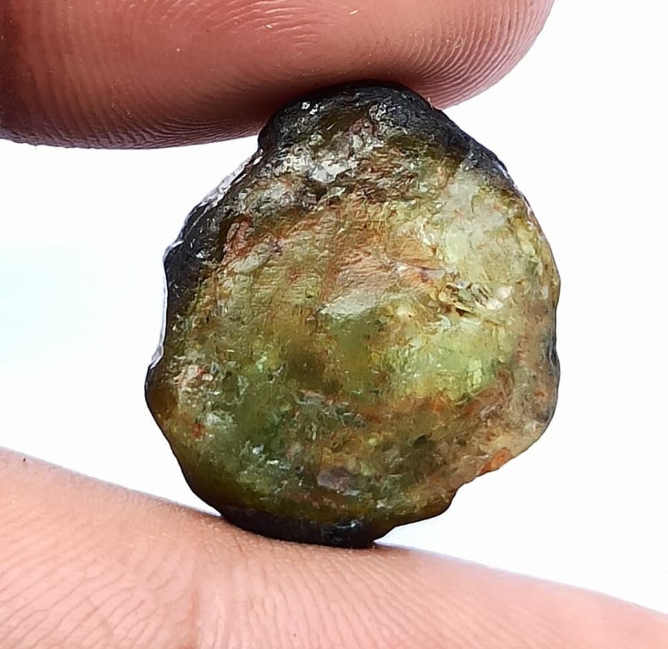 21 Carat Raw Green Tourmaline Natural Rough Gemstone for Jewelry Making, Healing & Gift