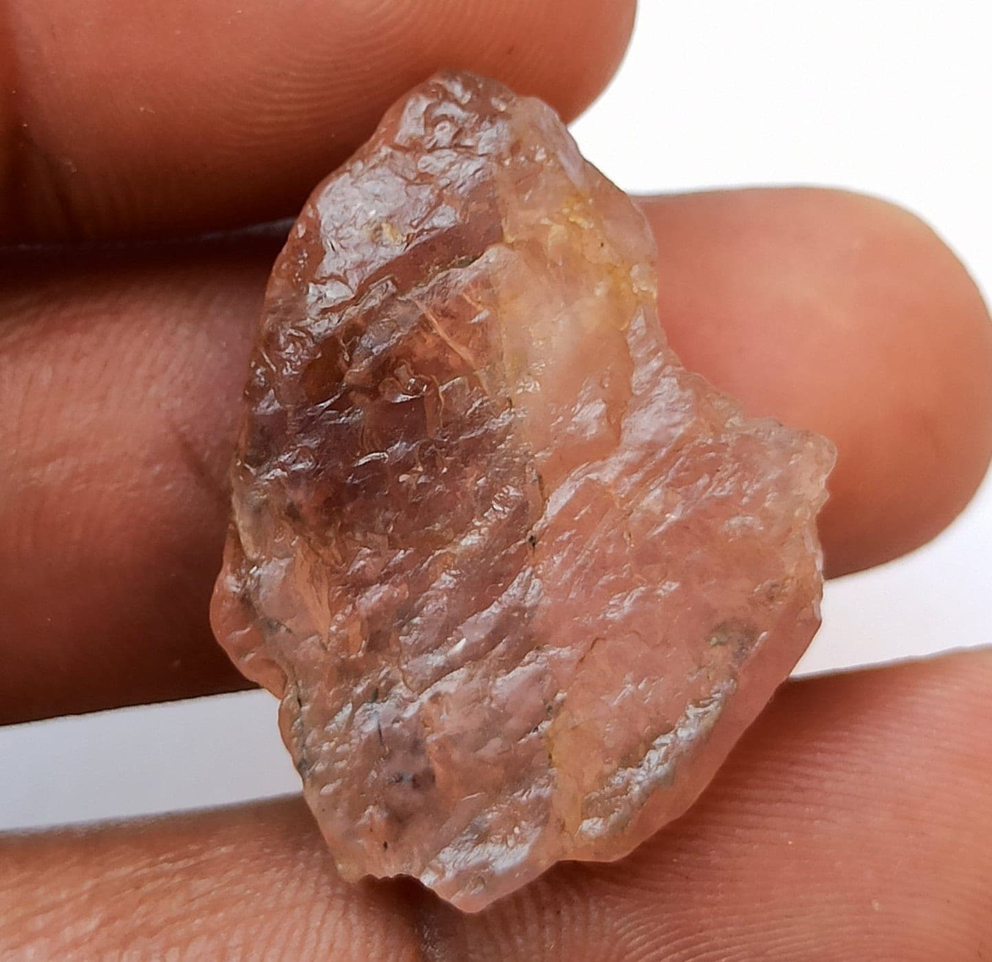 Raw Pink Tourmaline Gemstone 27 Ct Natural Rough Healing Gemstone For Gift - image 5